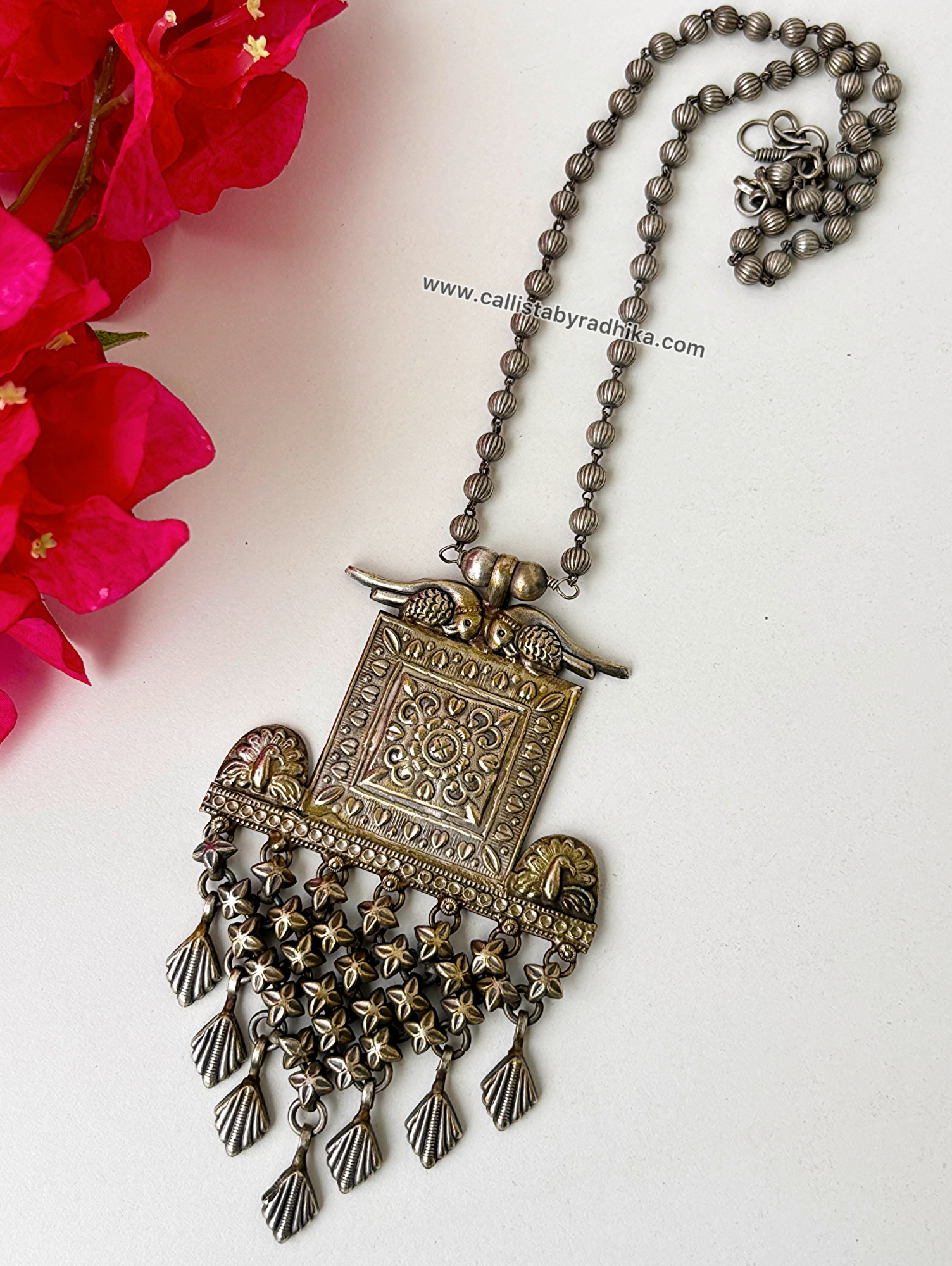 Silver Replica Chain Pendant