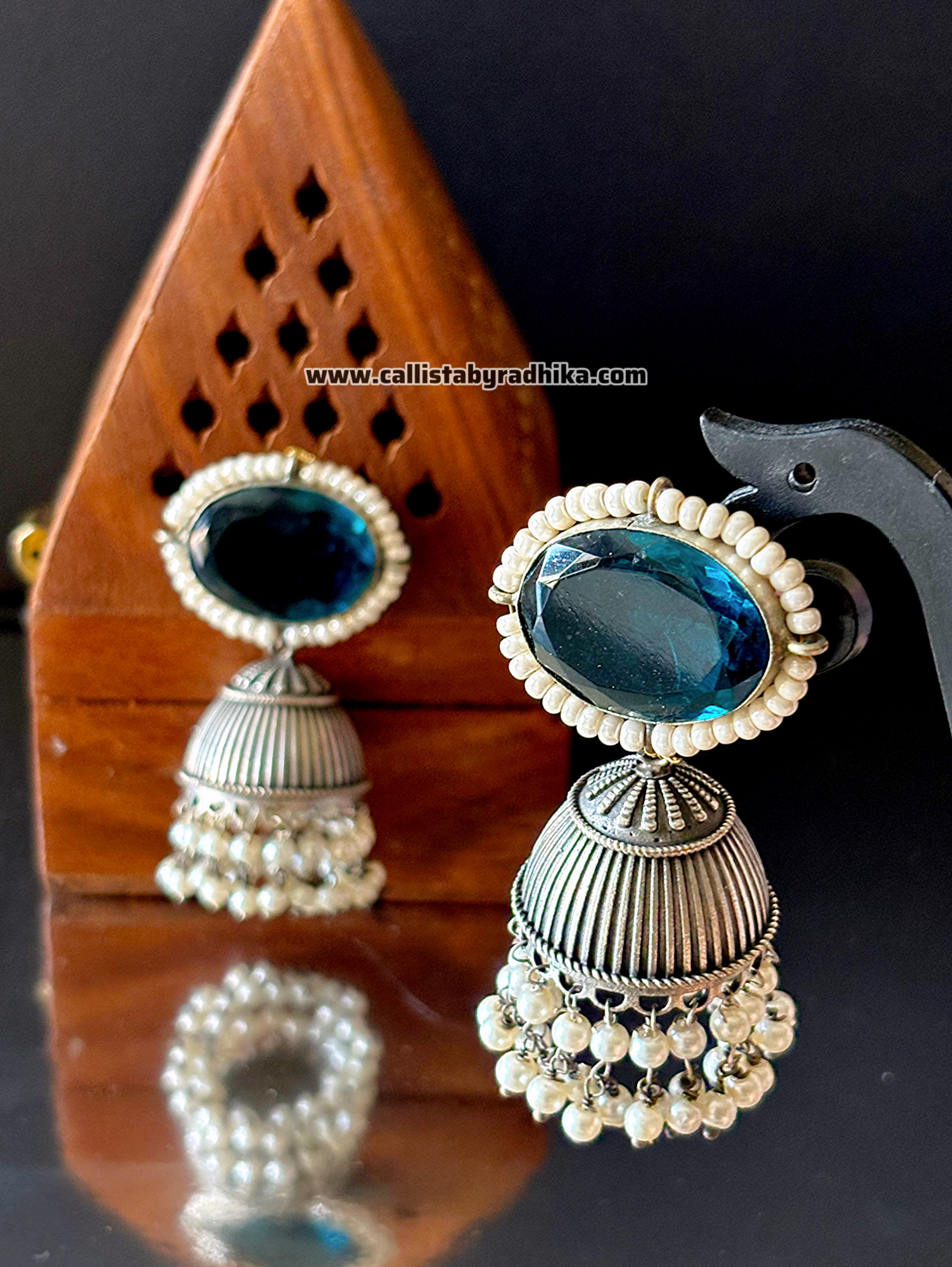 Silver Replica Jhumka