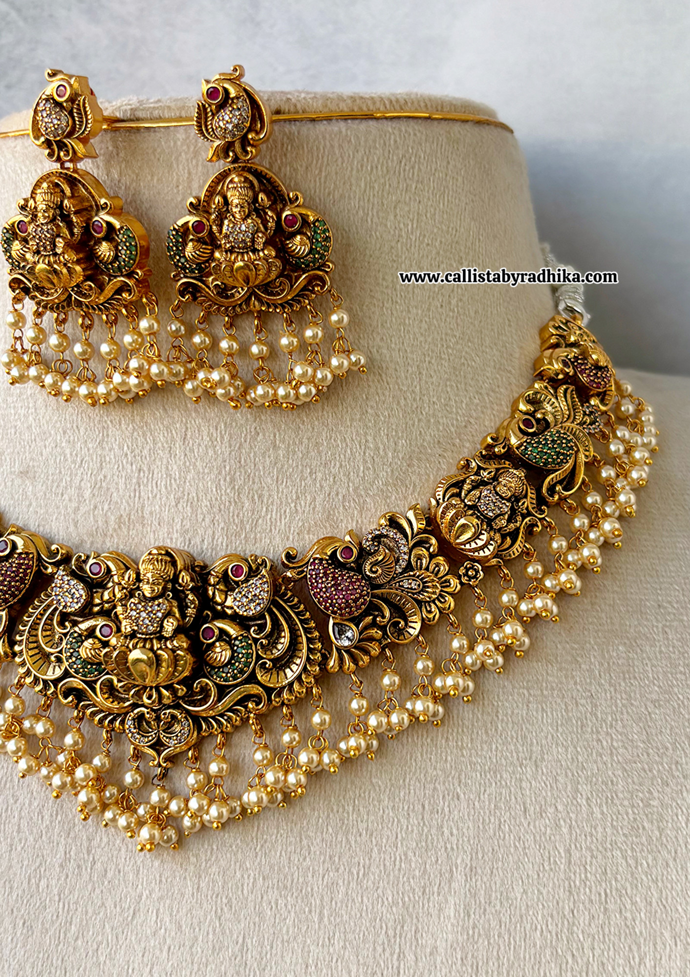 Nakshi Pearl Necklace