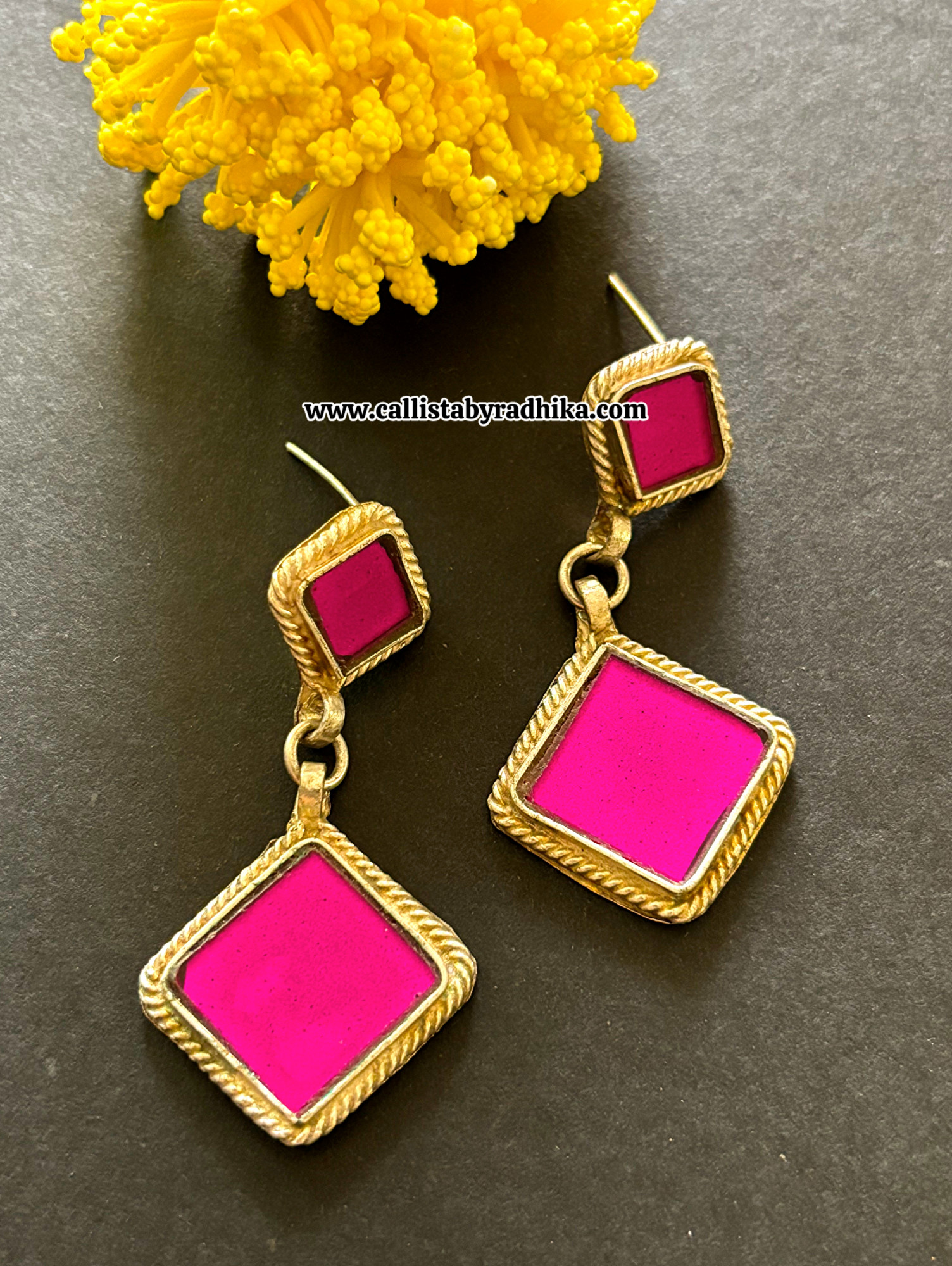 Real Glass Earrings