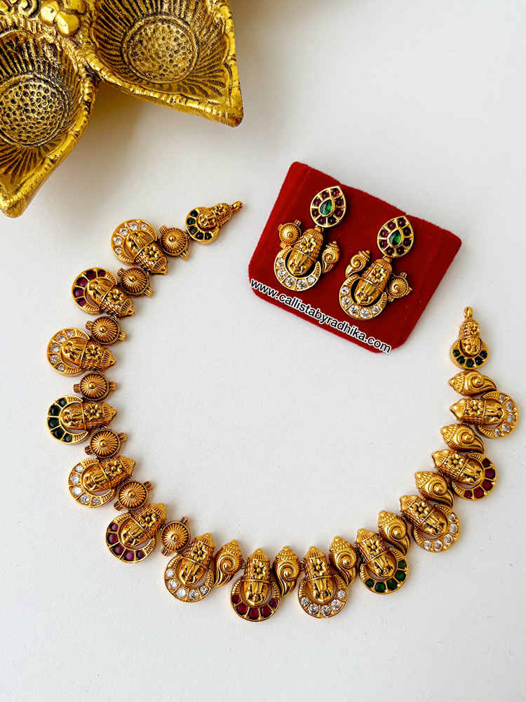 Image of Balaji Naamam Stone Neckpiece