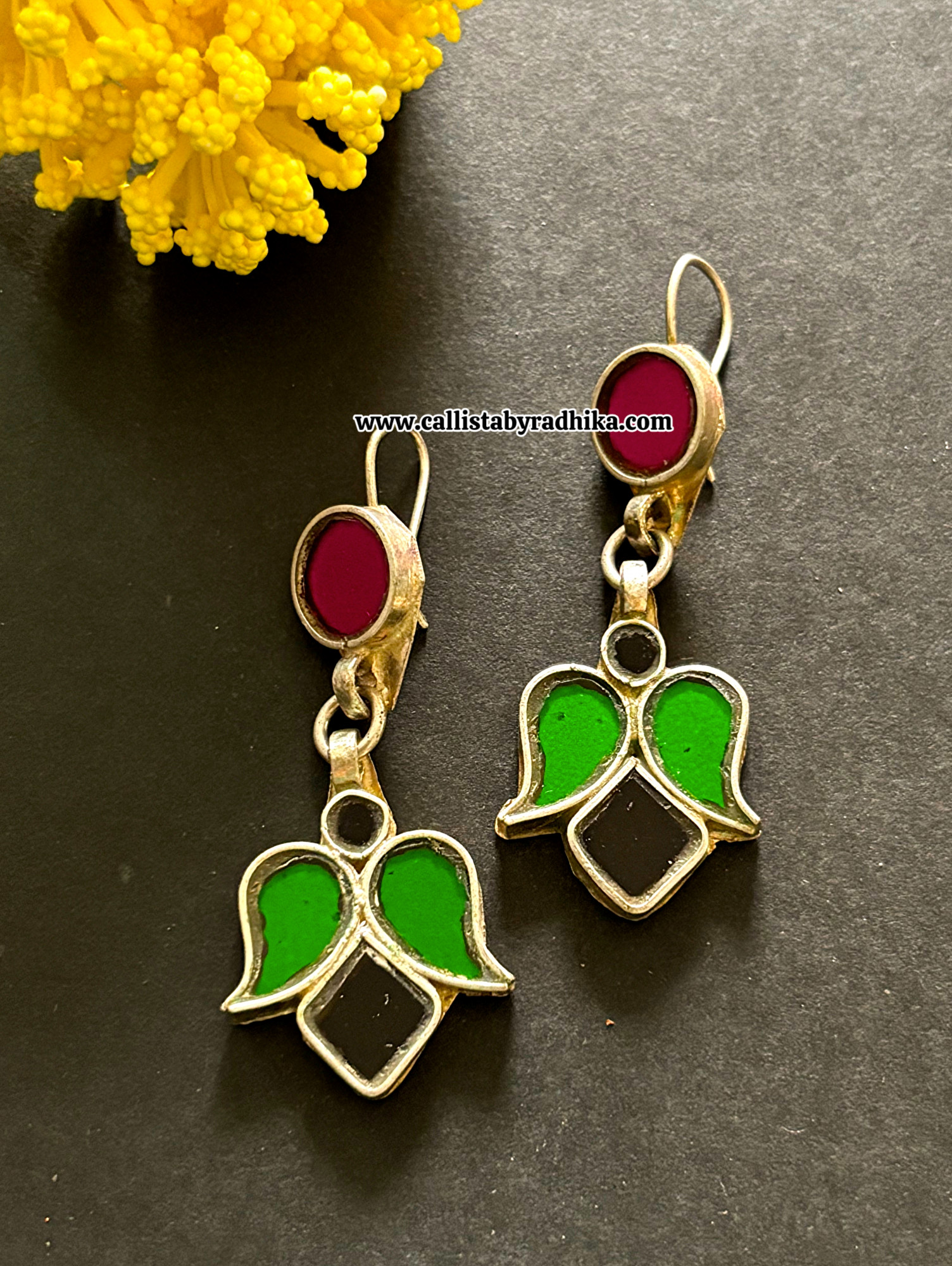 Real Glass Earrings