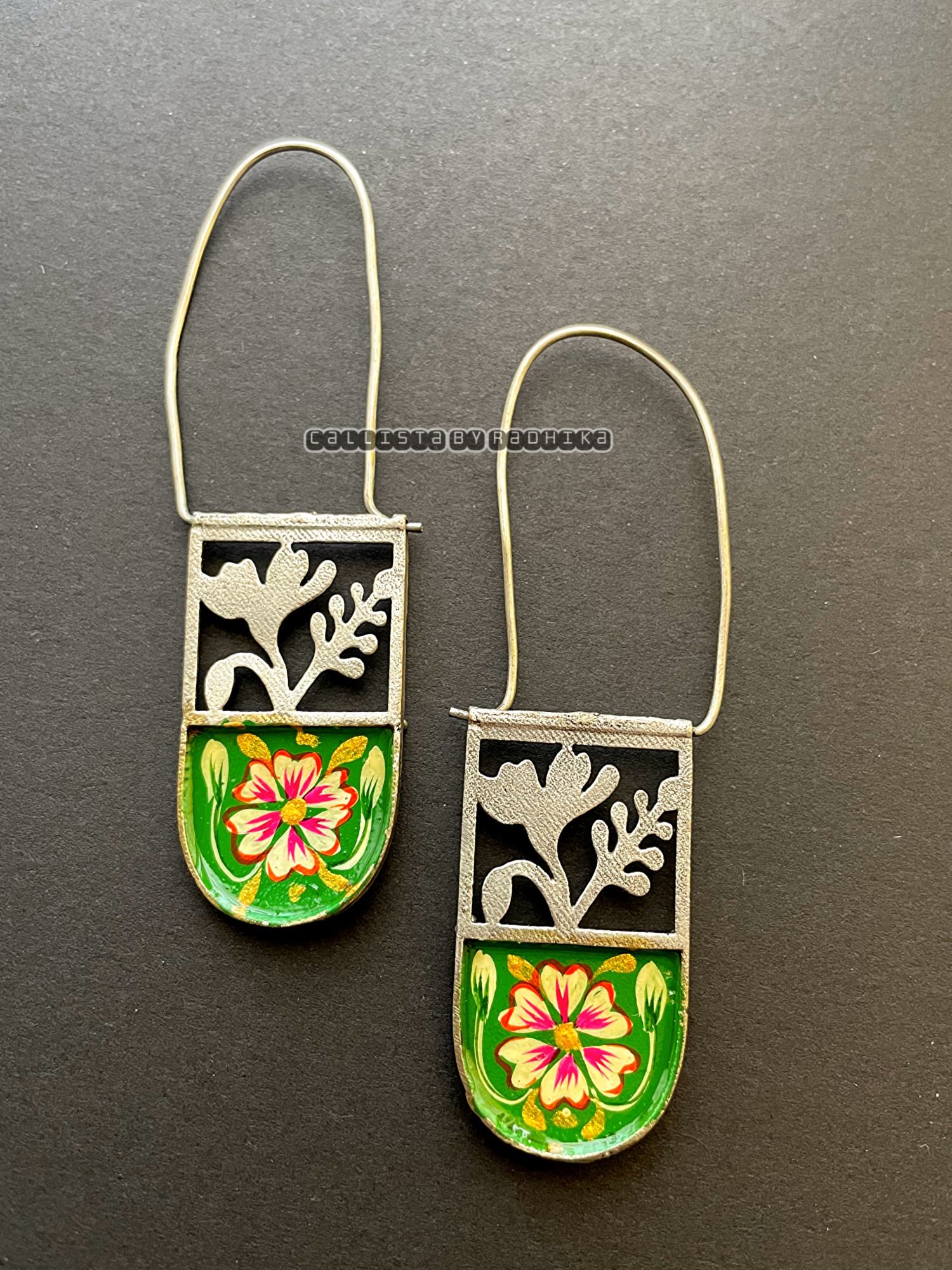Hand-painted Earrings (HPE-042)
