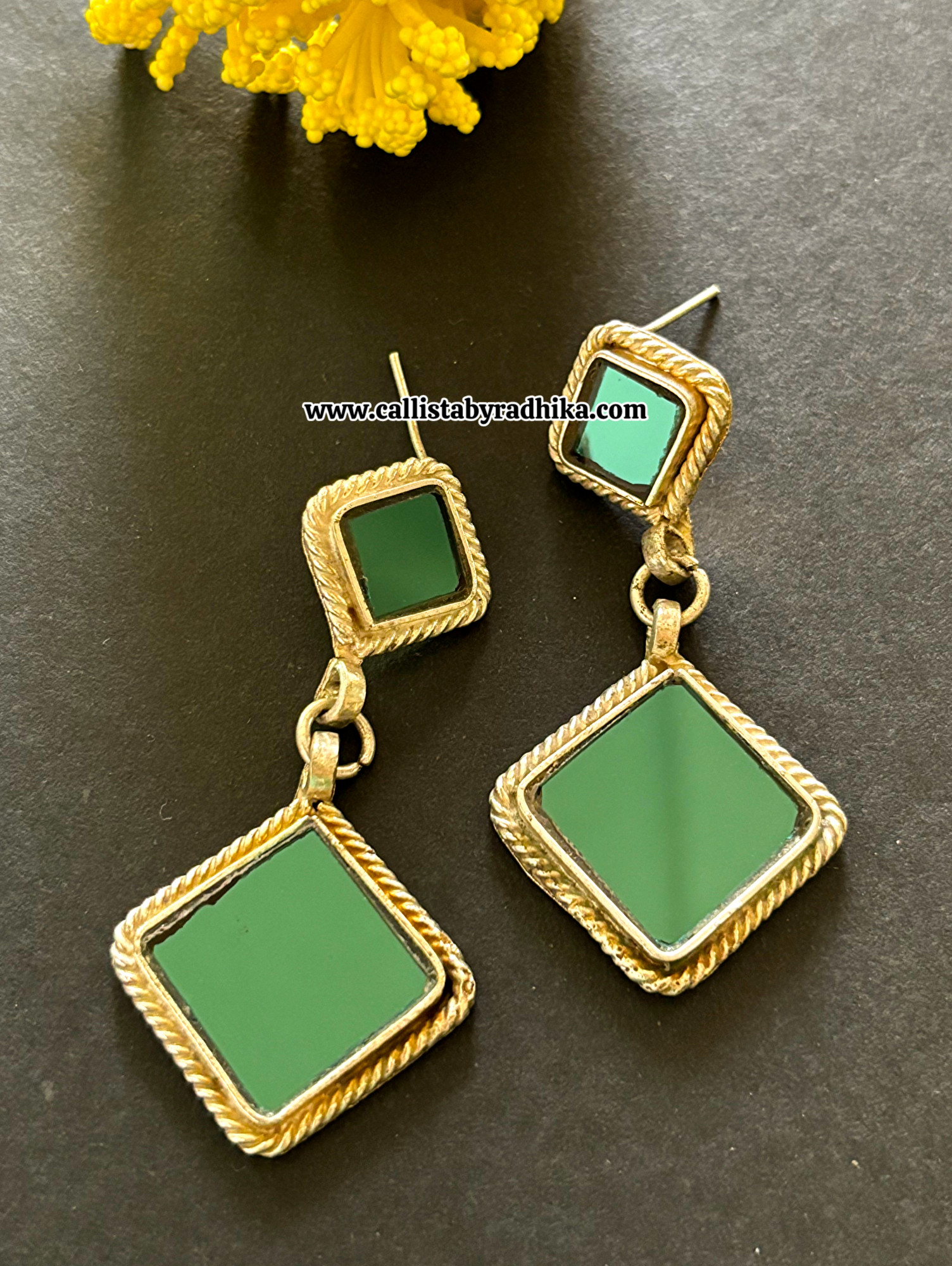 Real Glass Earrings