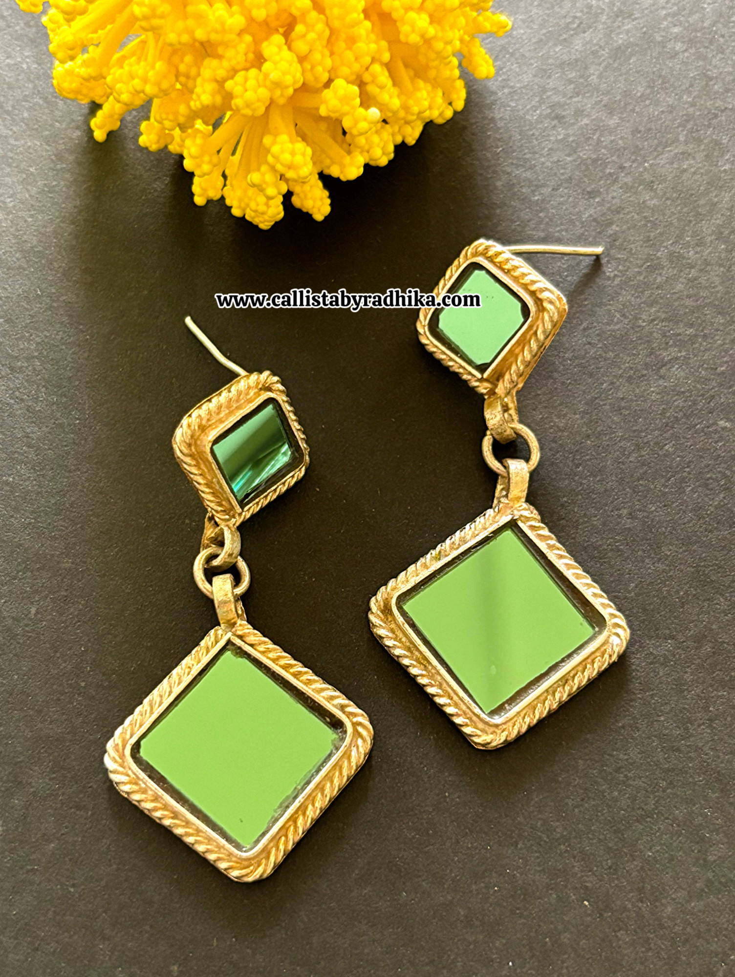 Real Glass Earrings