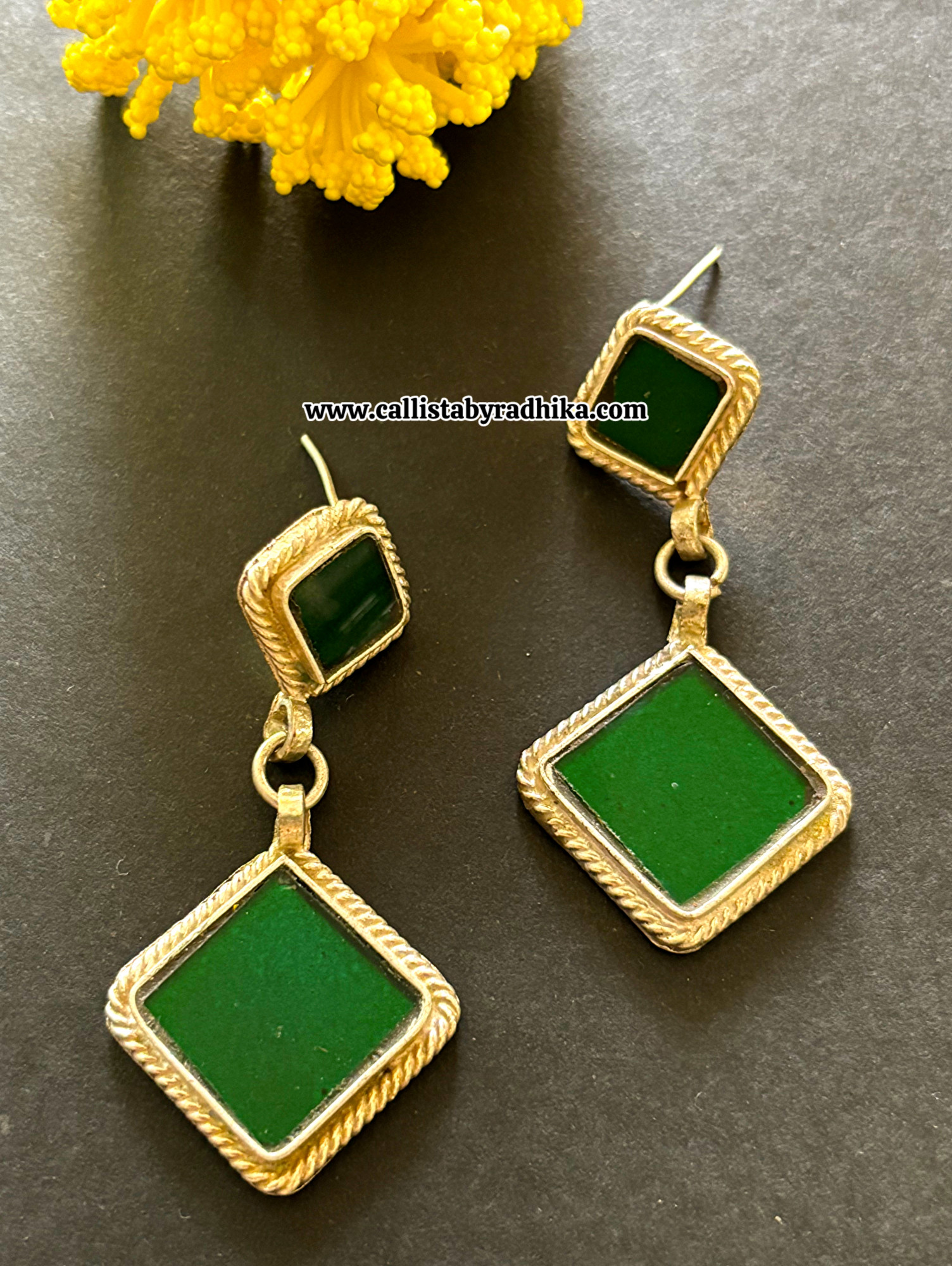Real Glass Earrings