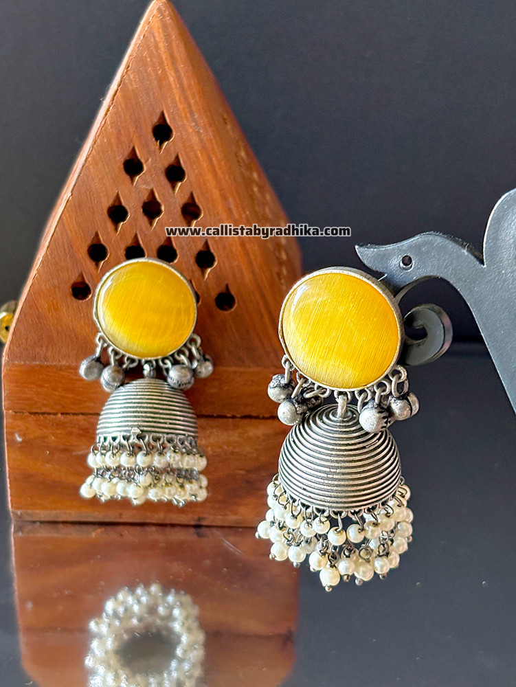 Image of Silver Replica Jhumka