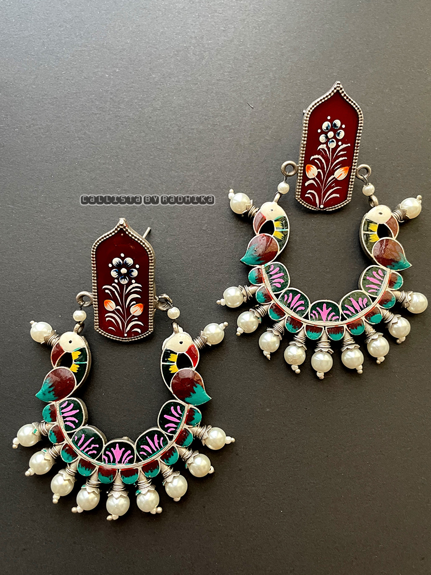 Hand-painted Earrings (HPE-039)