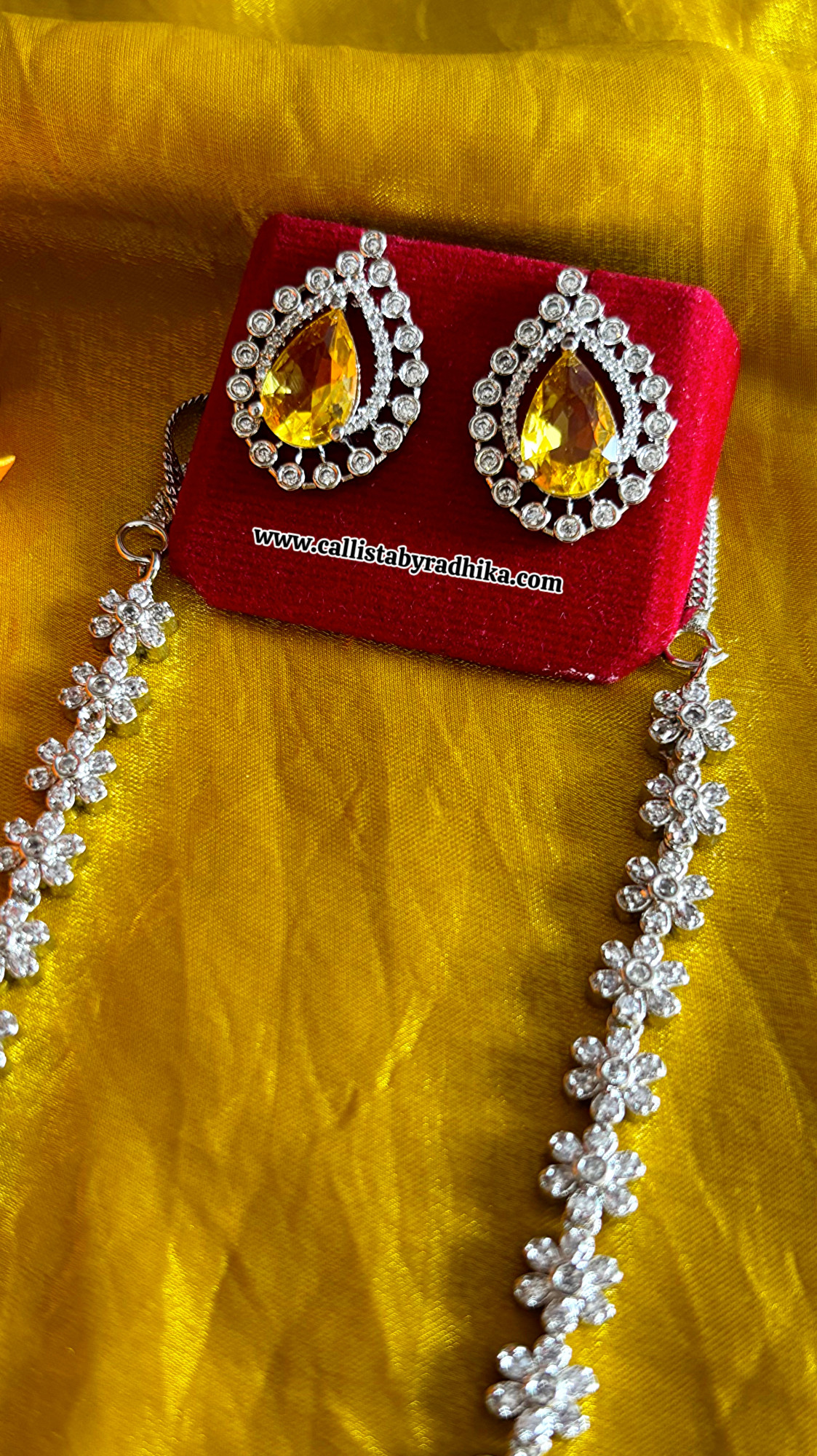 AD Yellow Stone Necklace