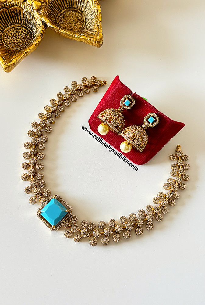 Image of Turquoise Stone Neckpiece