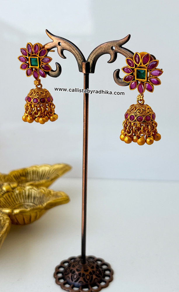 Image of Matte Polish Jhumka
