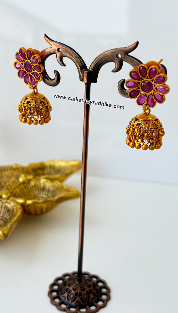 Image of Matte Polish Jhumka