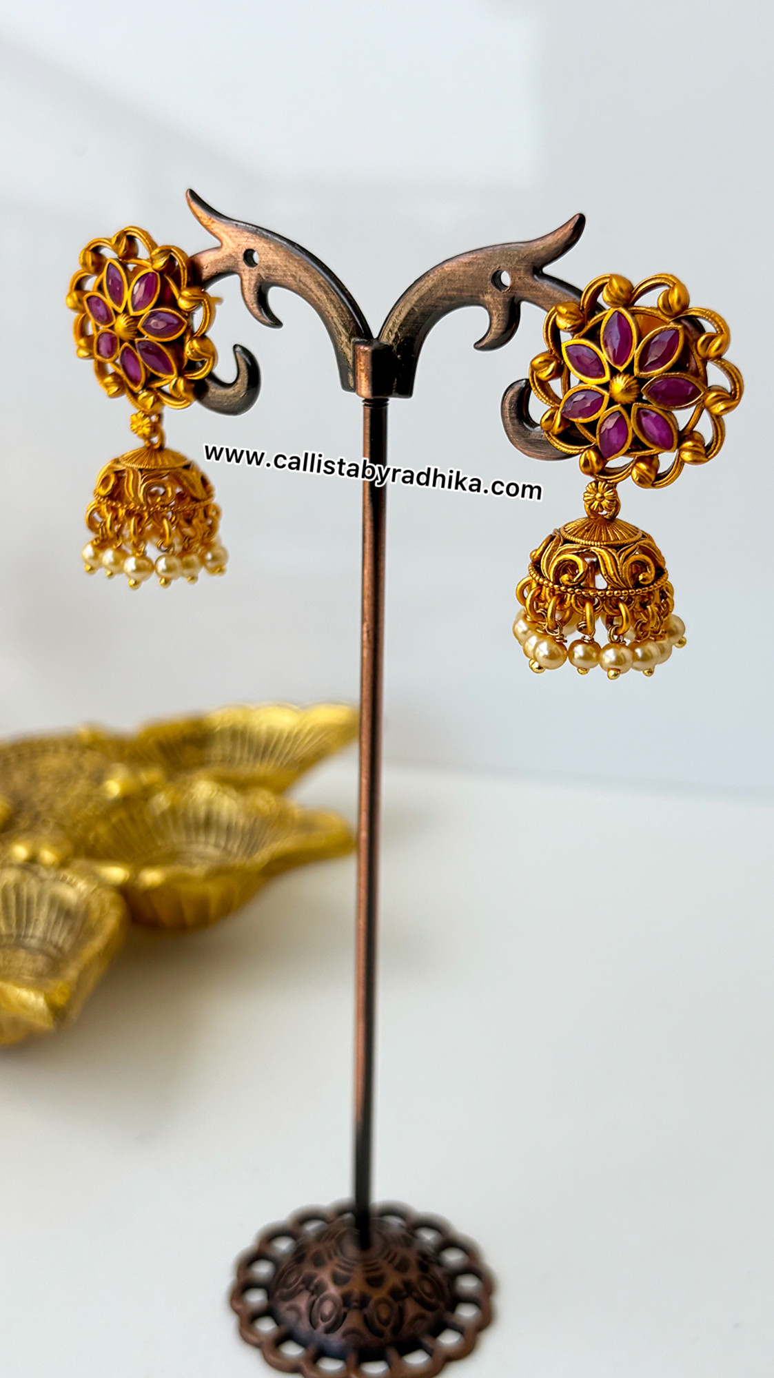 Matte Polish Jhumka