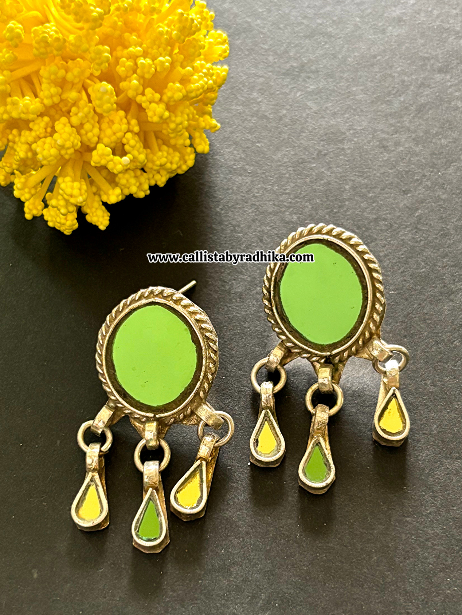 Real Glass Earrings