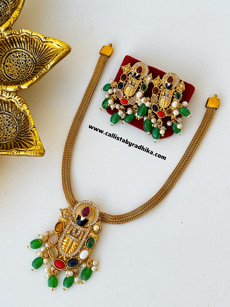 Image of Srinathji Gold Polish Attigai (2 Colors)