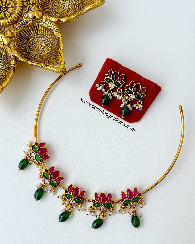 Image of Lotus Kemp Hasli - Green Beads