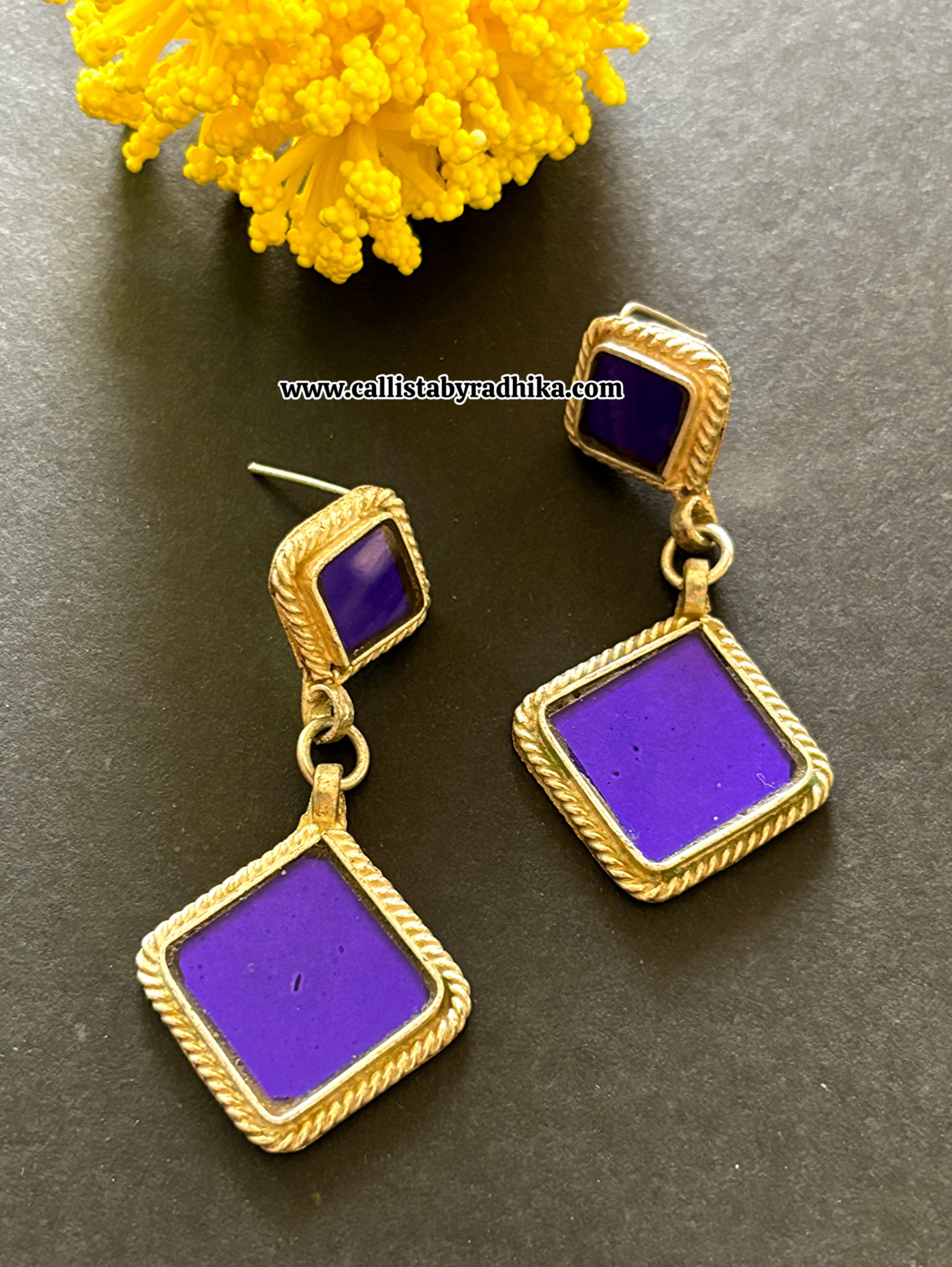 Real Glass Earrings