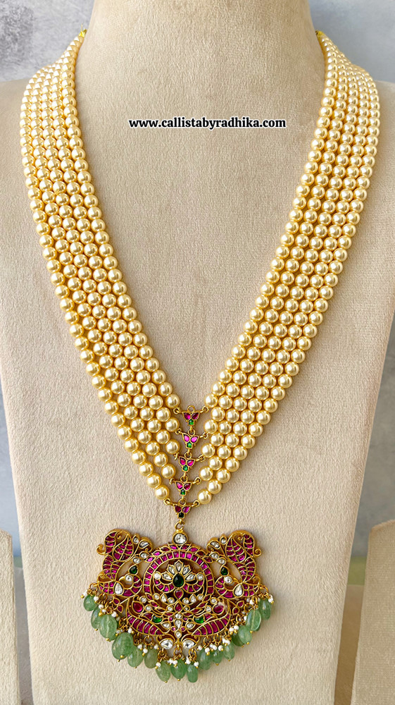 Image of Jadau Pearl Long Haaram