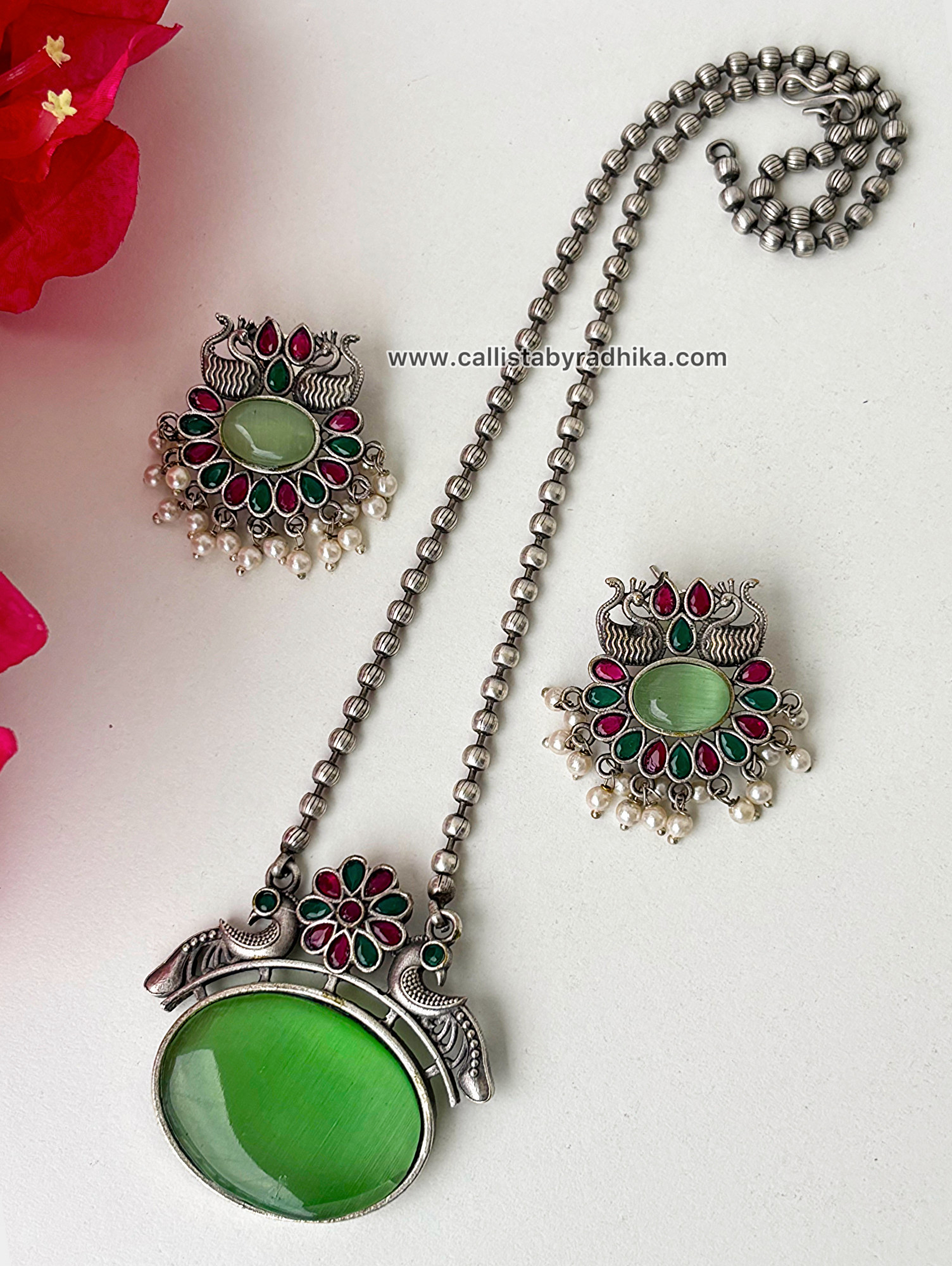 Silver Replica Chain Pendant (10 Colors)