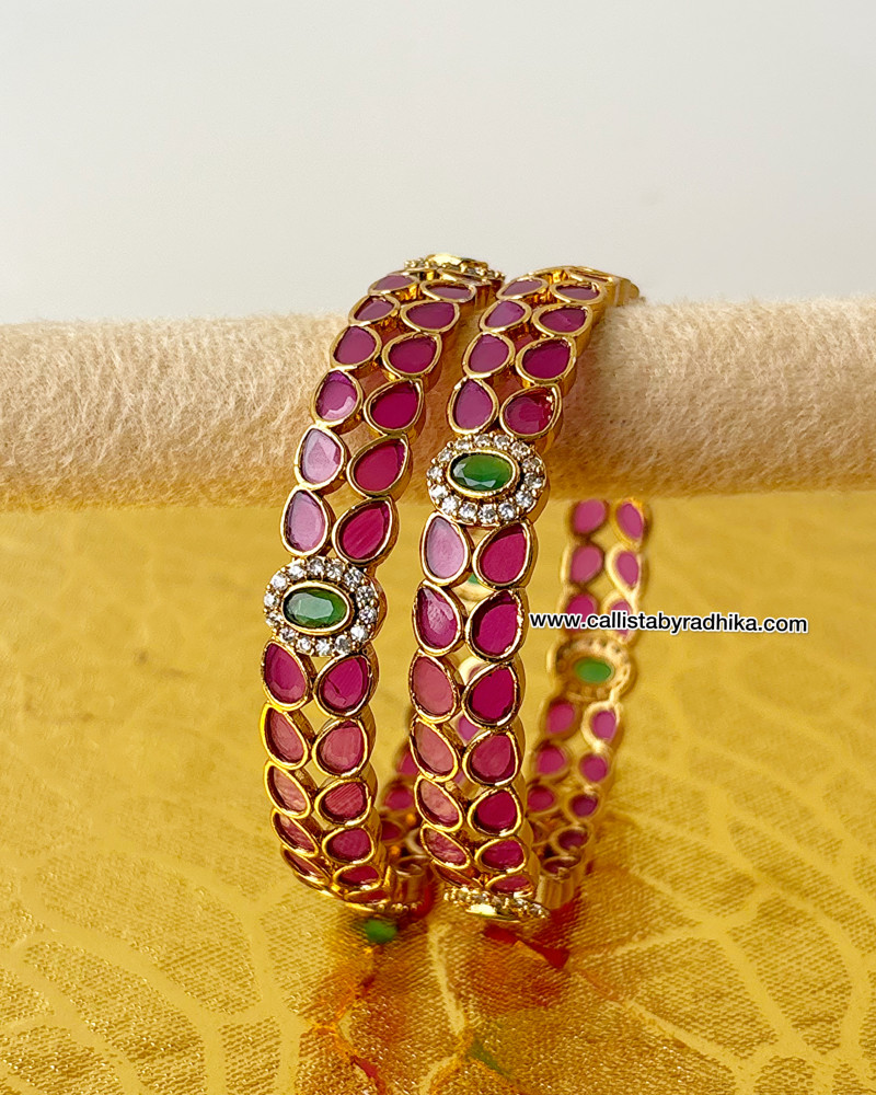 Image of Ruby Stone Bangle