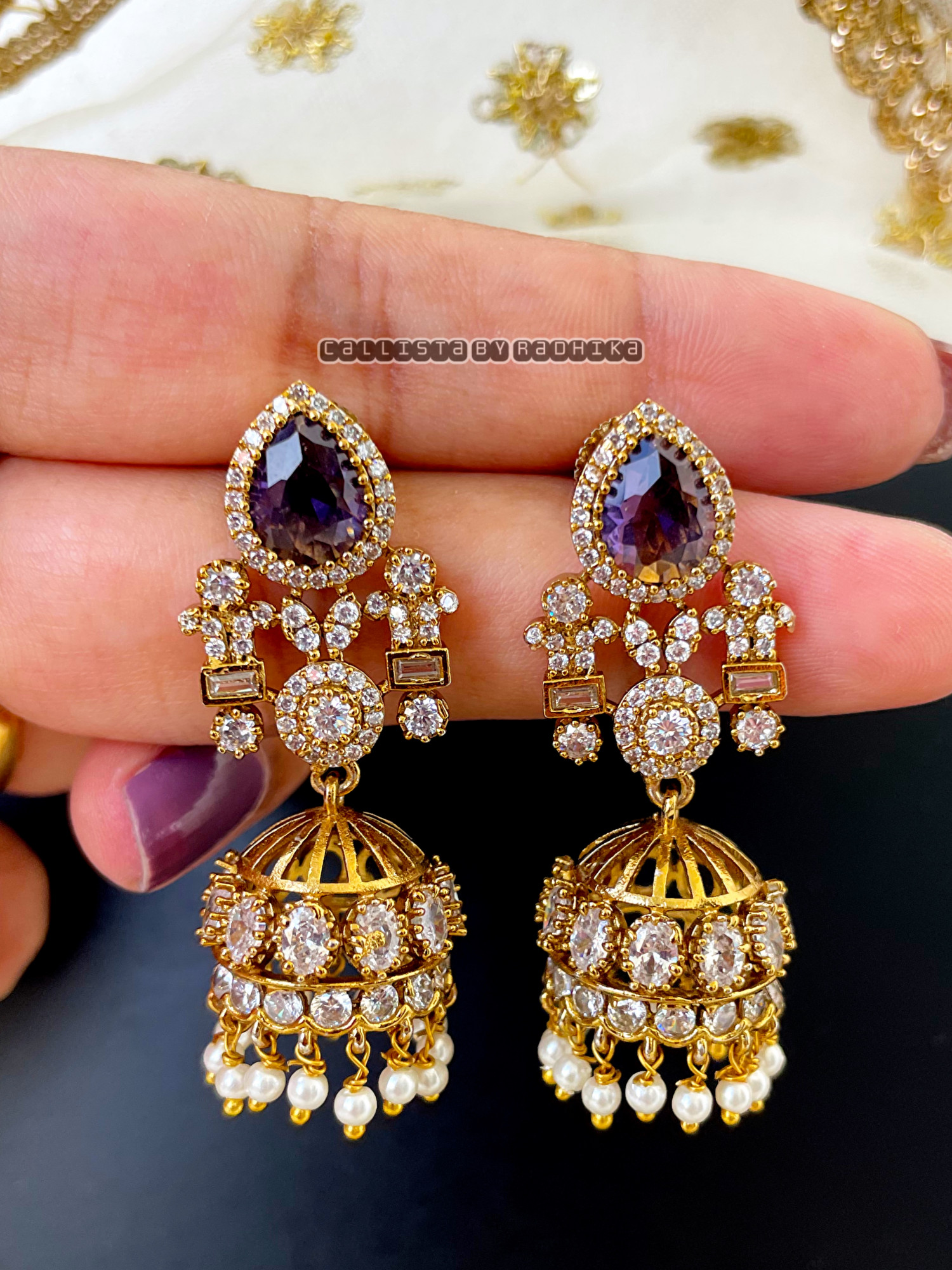 Gold Polish Earring (GPE-134)