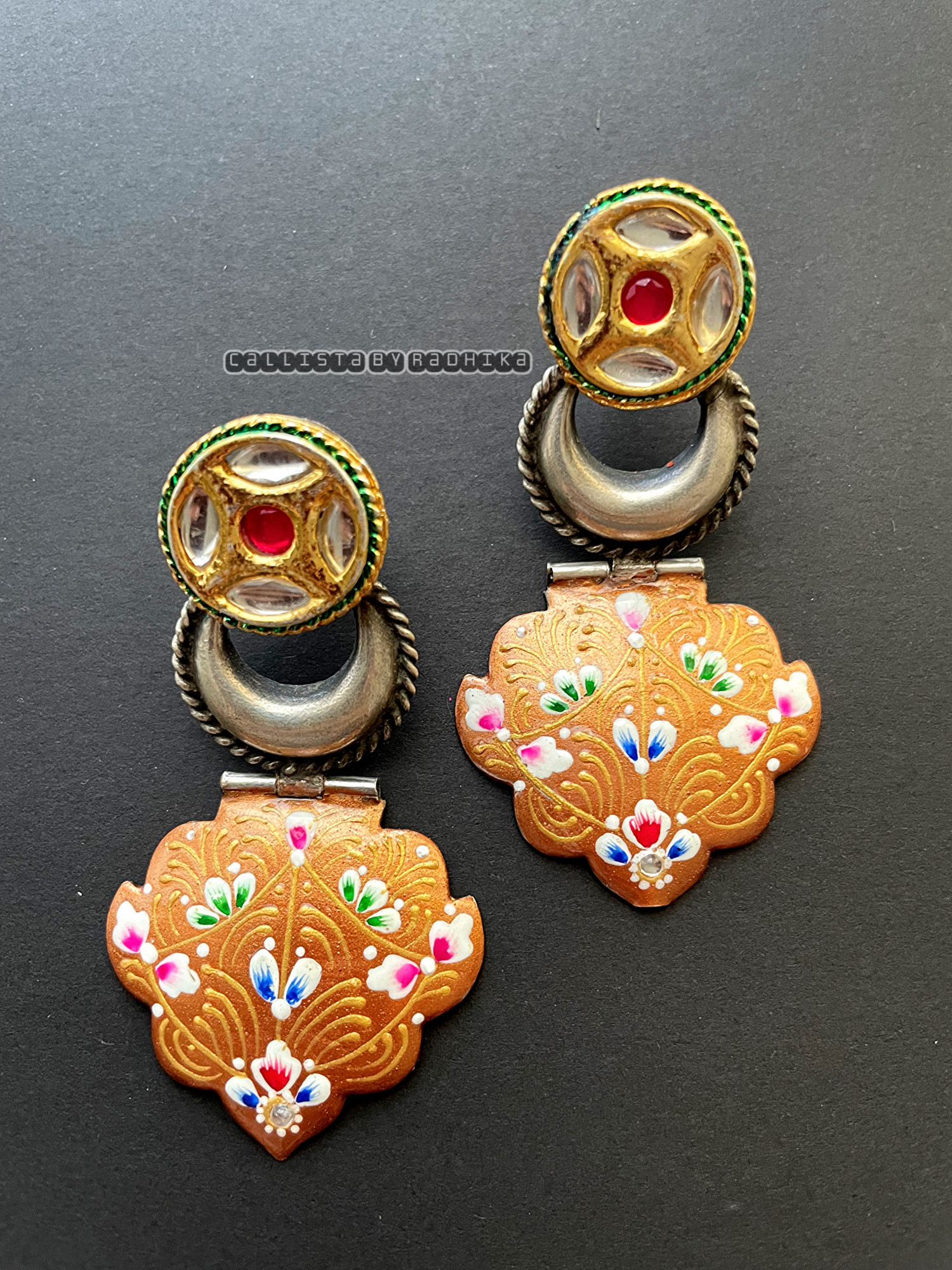 Hand-painted Earrings (HPE-047)