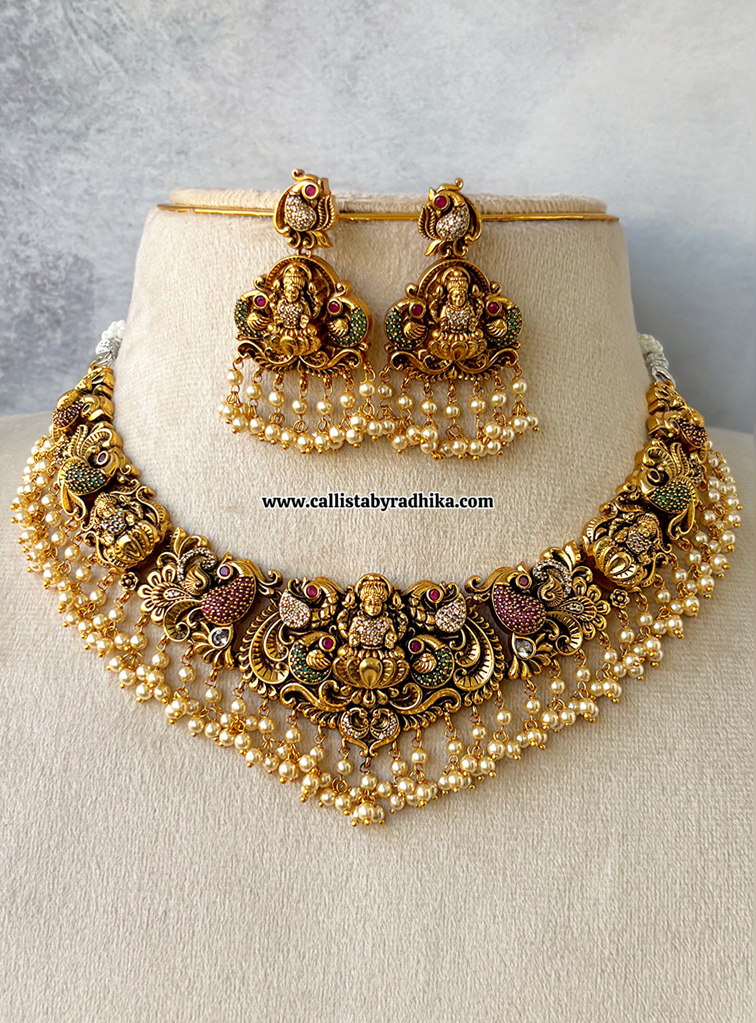 Nakshi Pearl Necklace