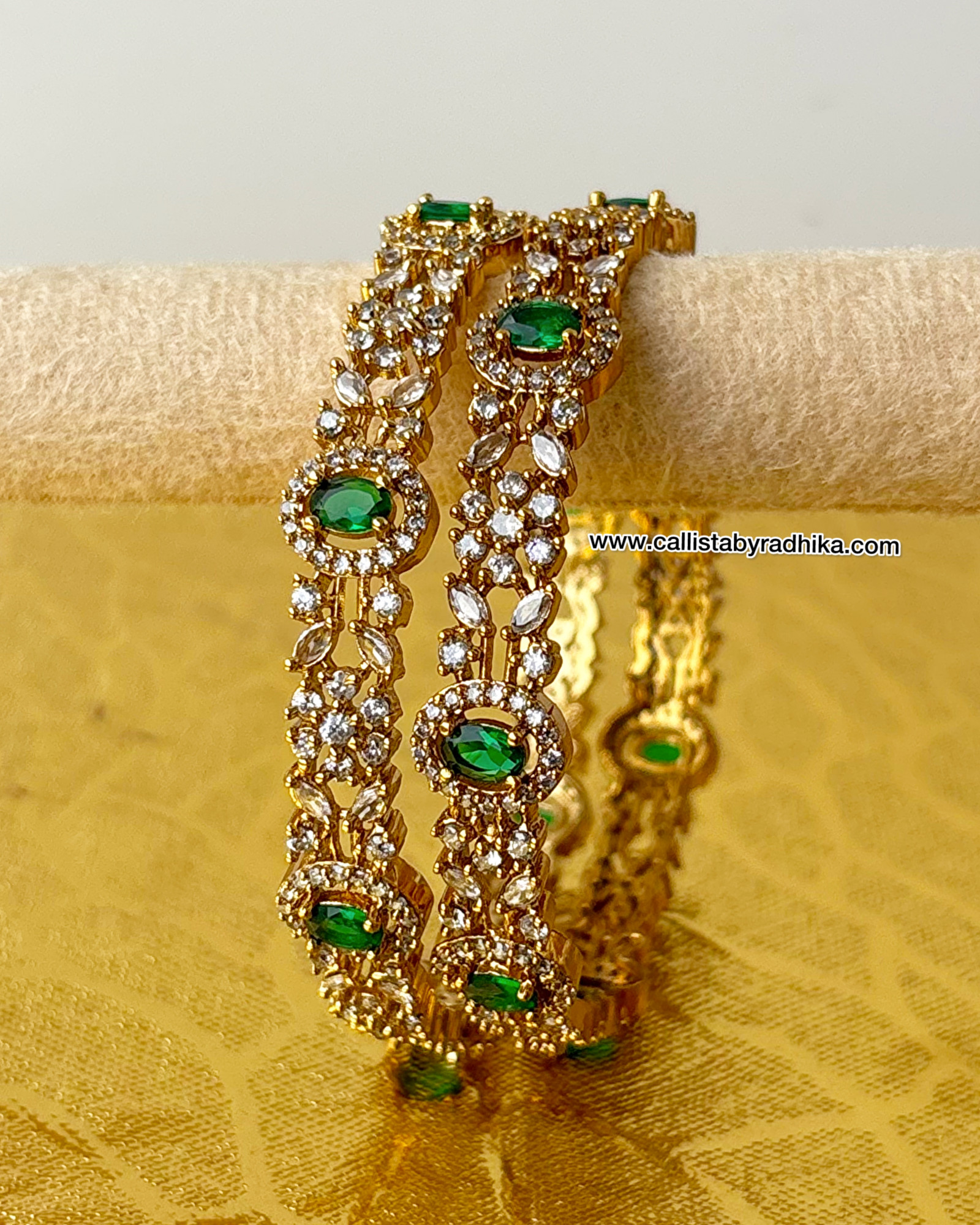 Green Stone Bangle