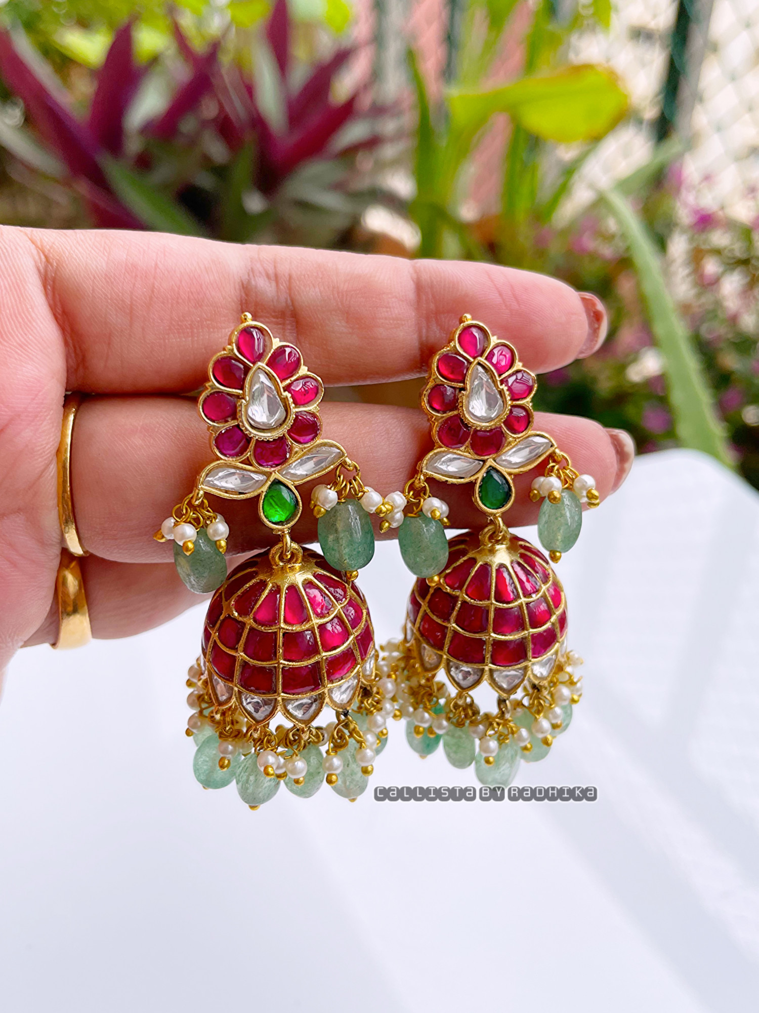 Jadau Kundan Earrings (JDE-054)