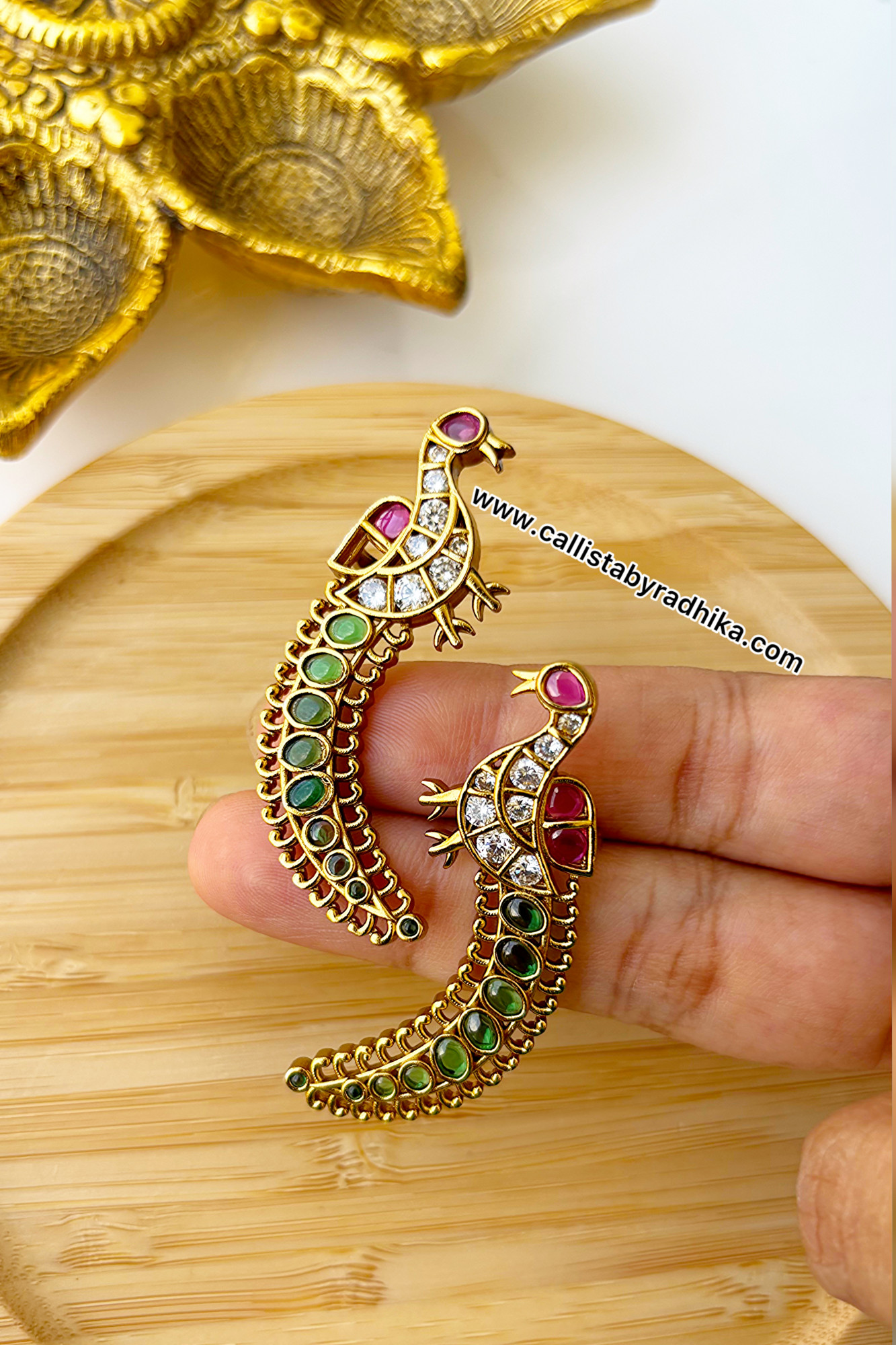 Peacocok Earcuffs