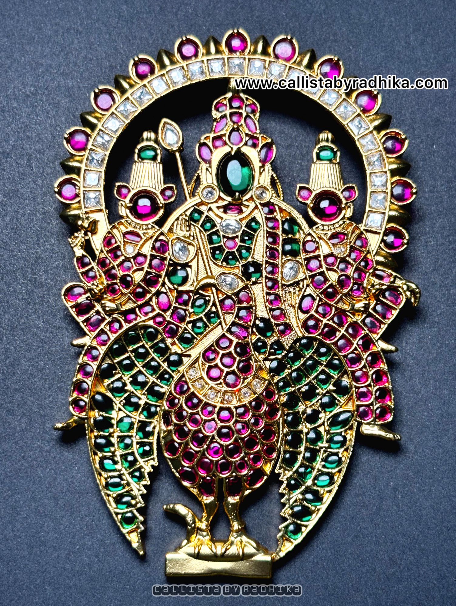 Subramanya Swamy Gold Polish Pendant (GPP-018)