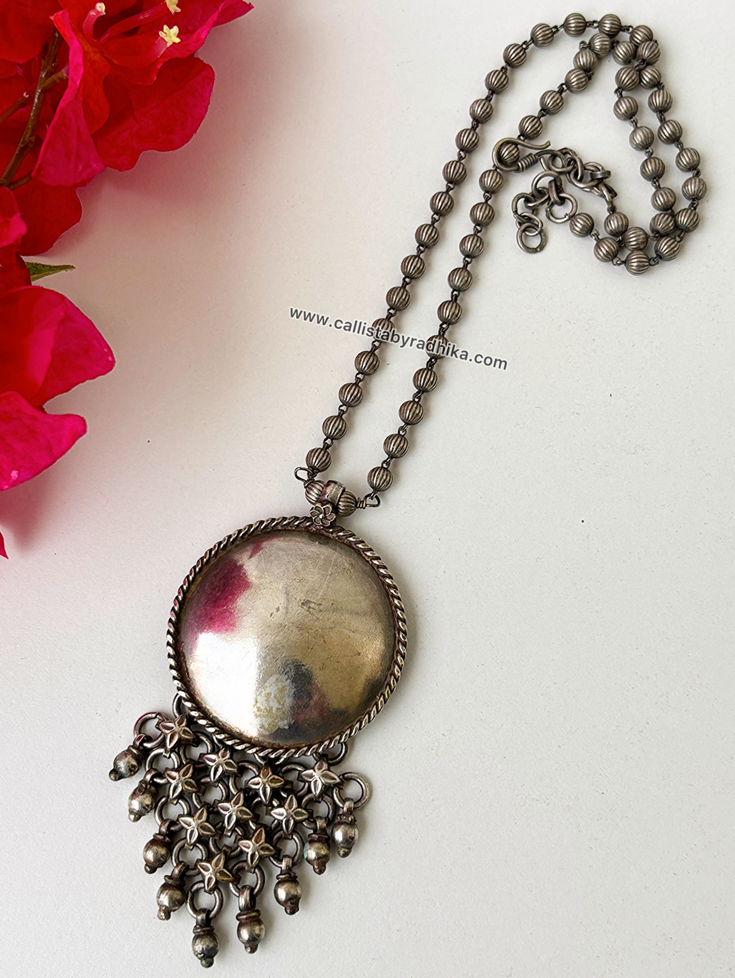 Silver Replica Chain Pendant