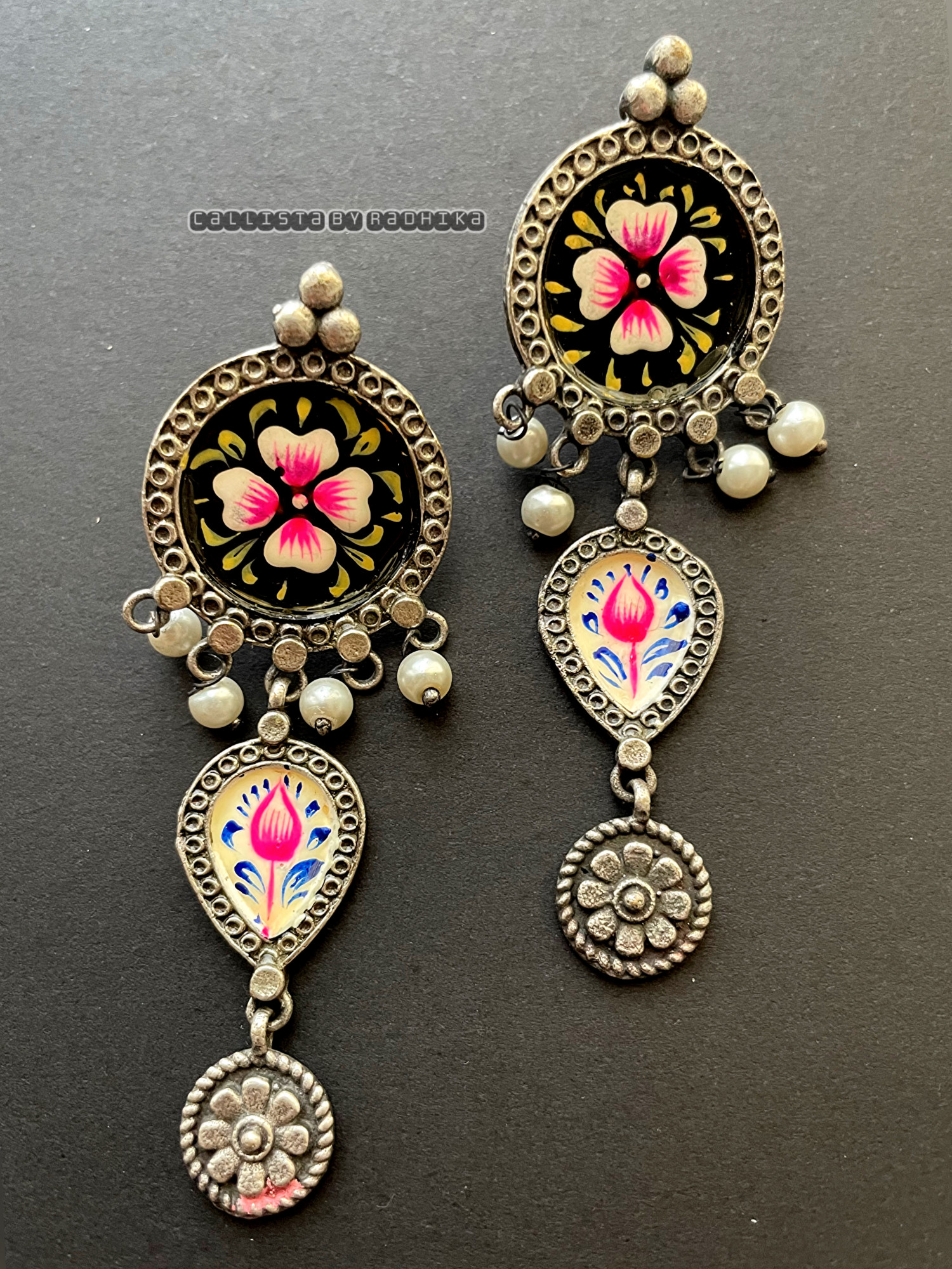 Hand-painted Earrings (HPE-046)
