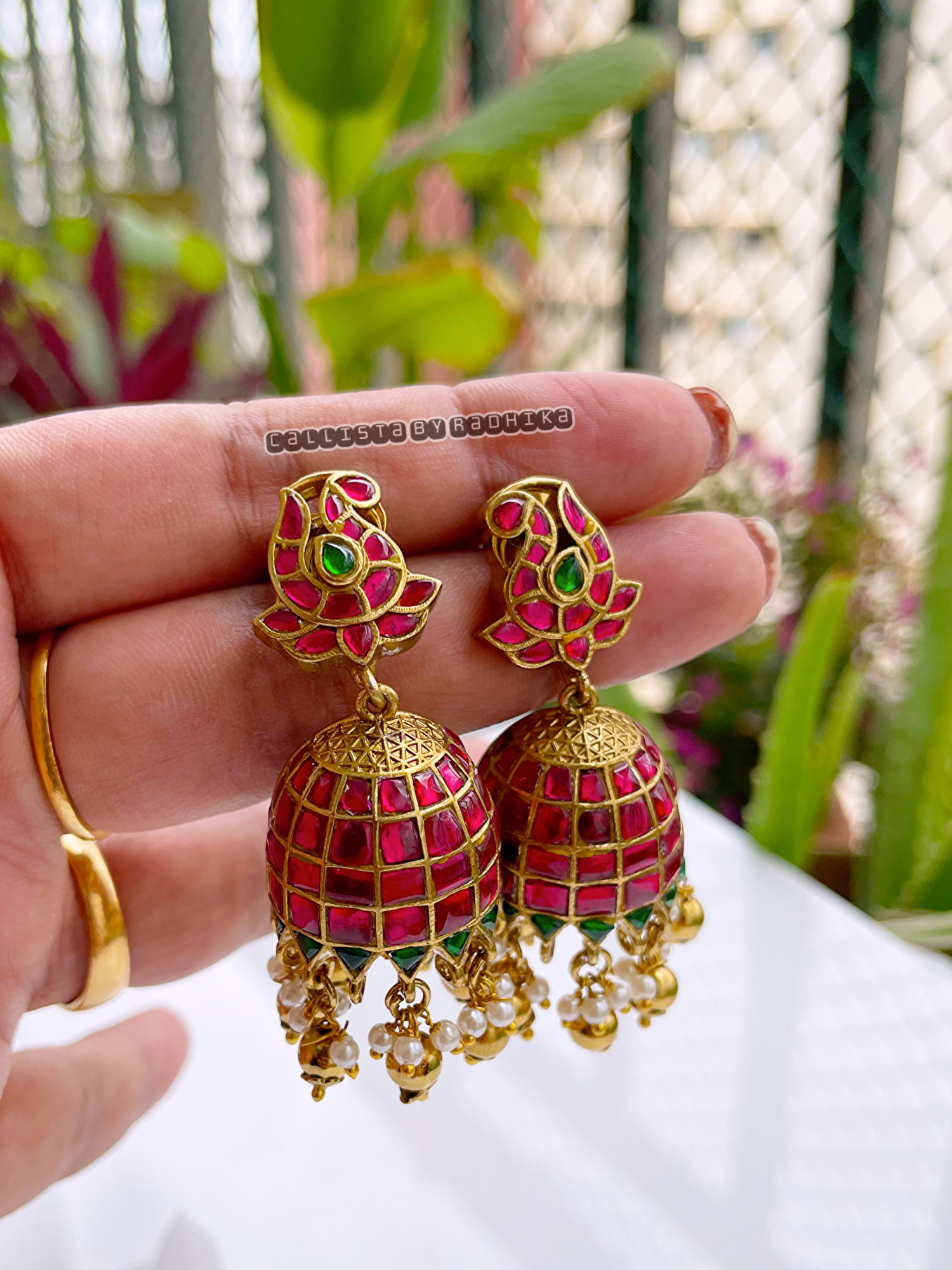 Jadau Kundan Earrings (JDE-054)