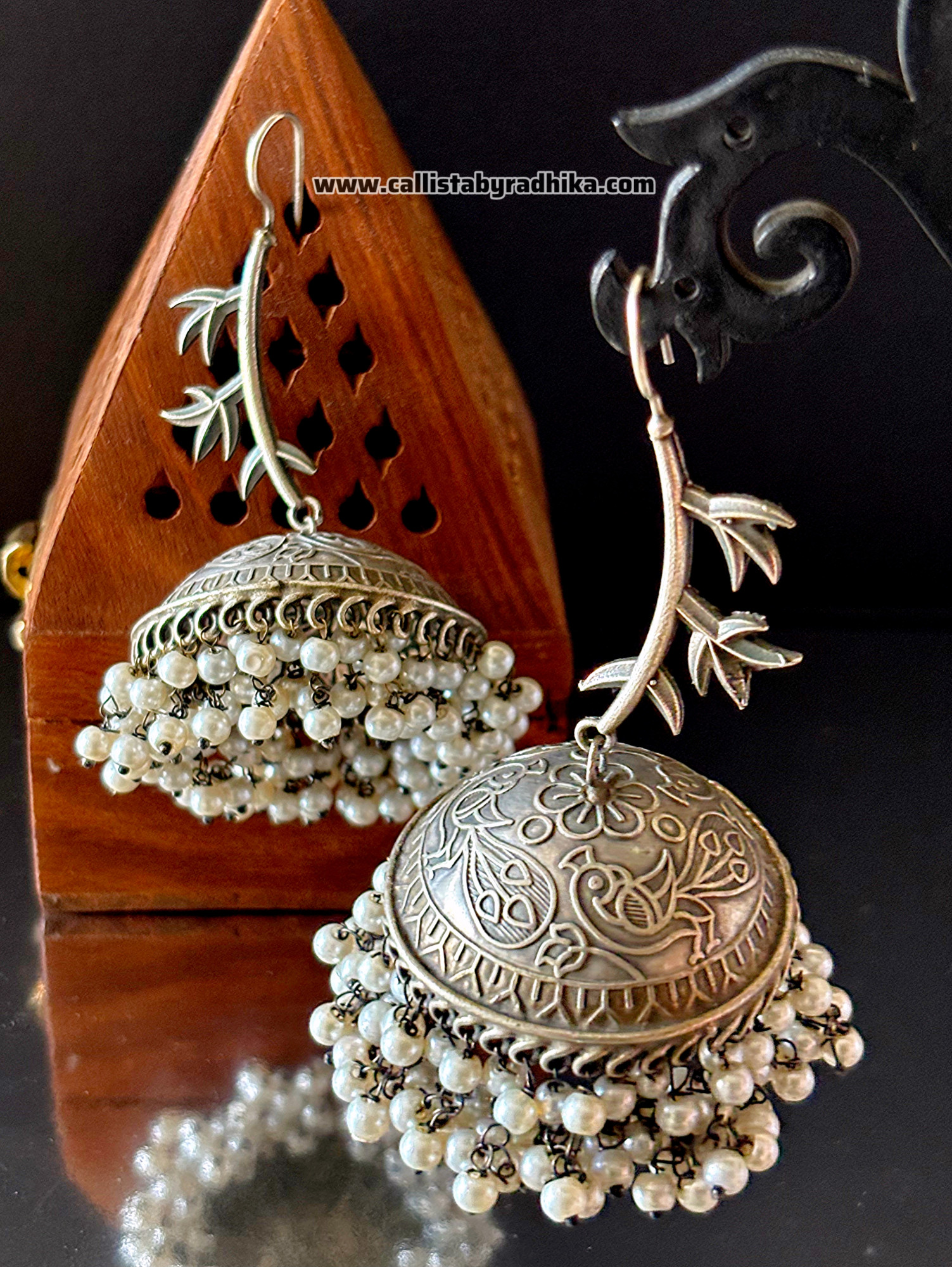 Silver Replica Jhumka