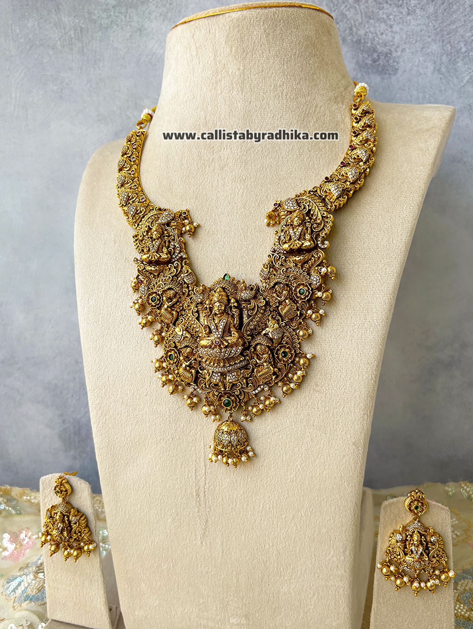 Nakshi Bridal Collar Neckpiece
