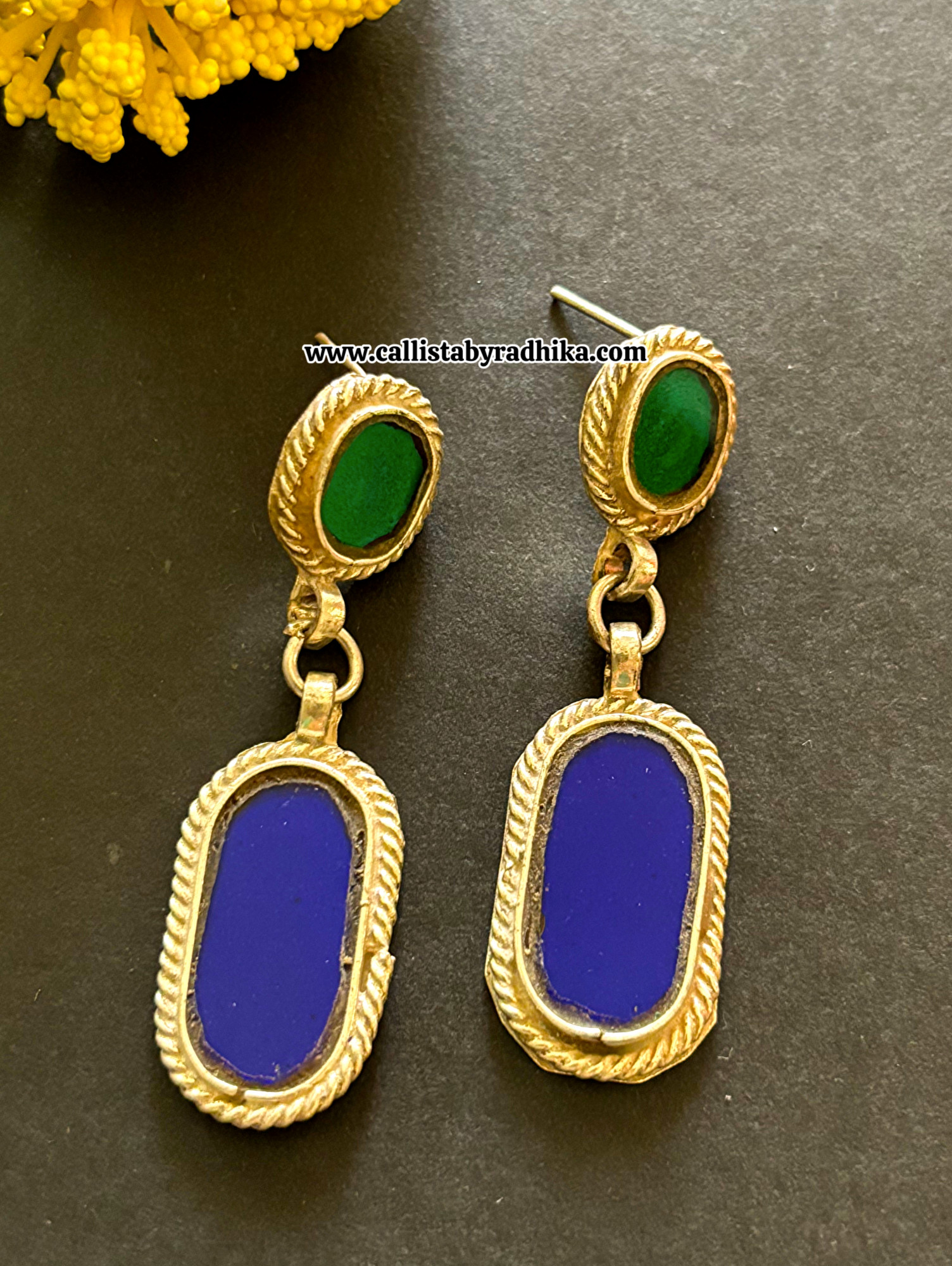 Real Glass Earrings
