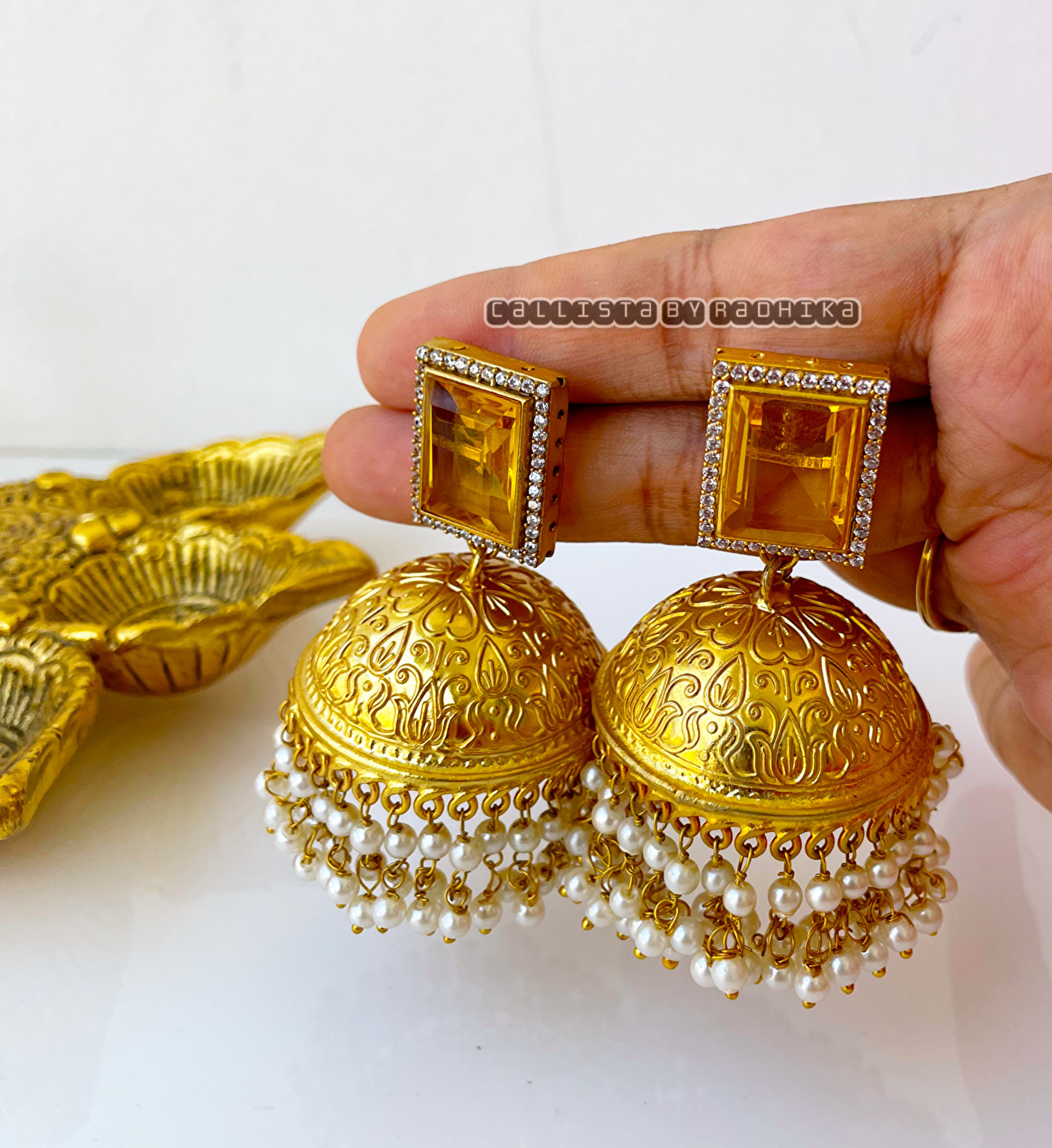Apala Antique Jhumka(AAP-022)