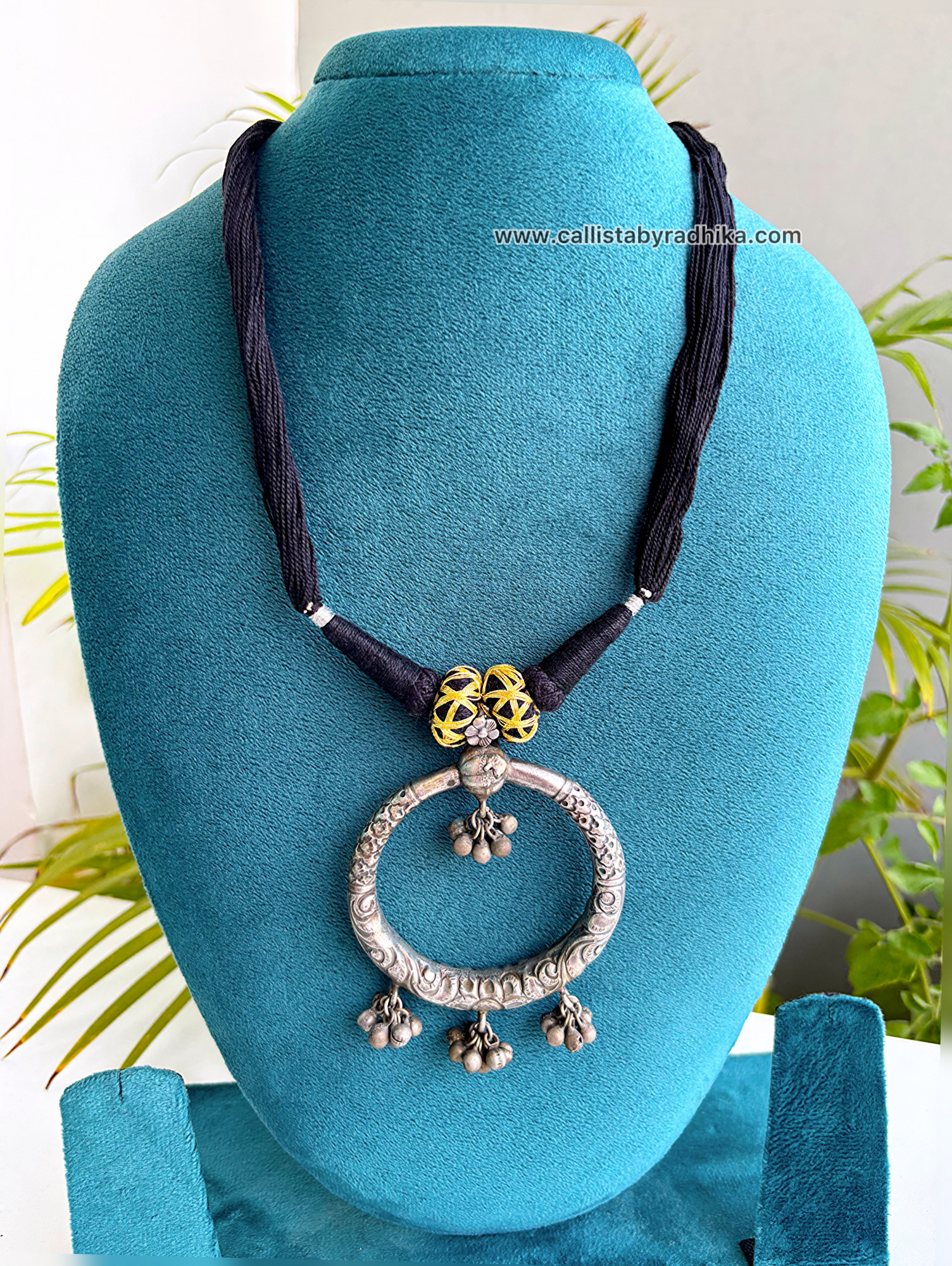 Black Tassel Neckpiece