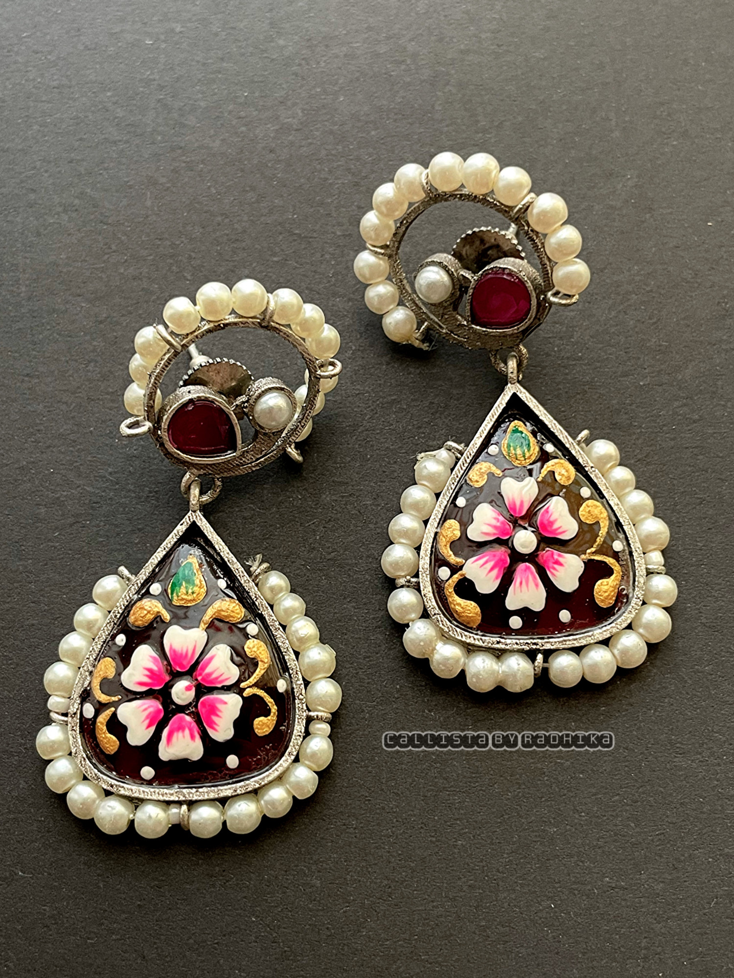 Hand-painted Earrings (HPE-041)