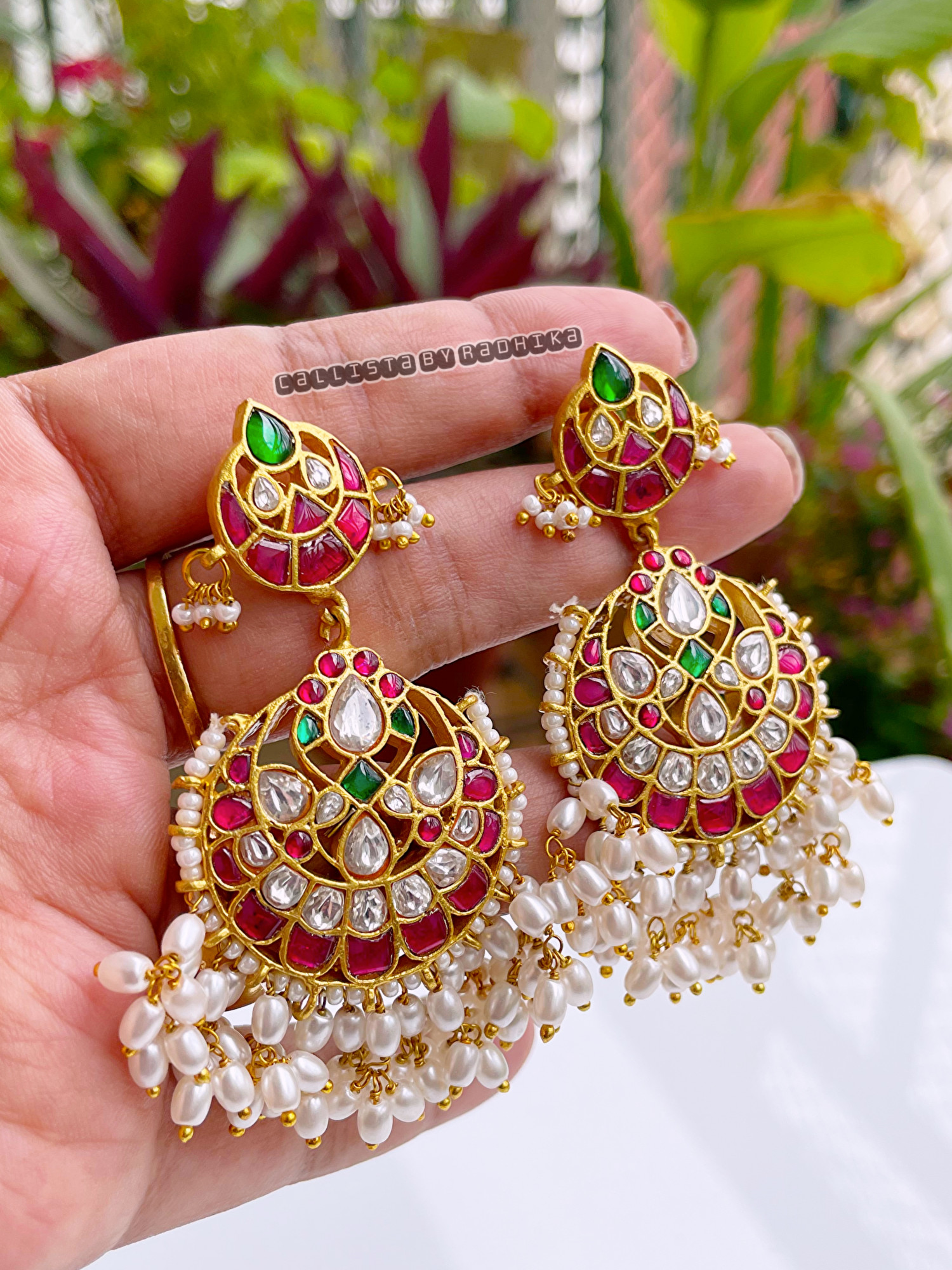 Jadau Kundan Earrings (JDE-059)