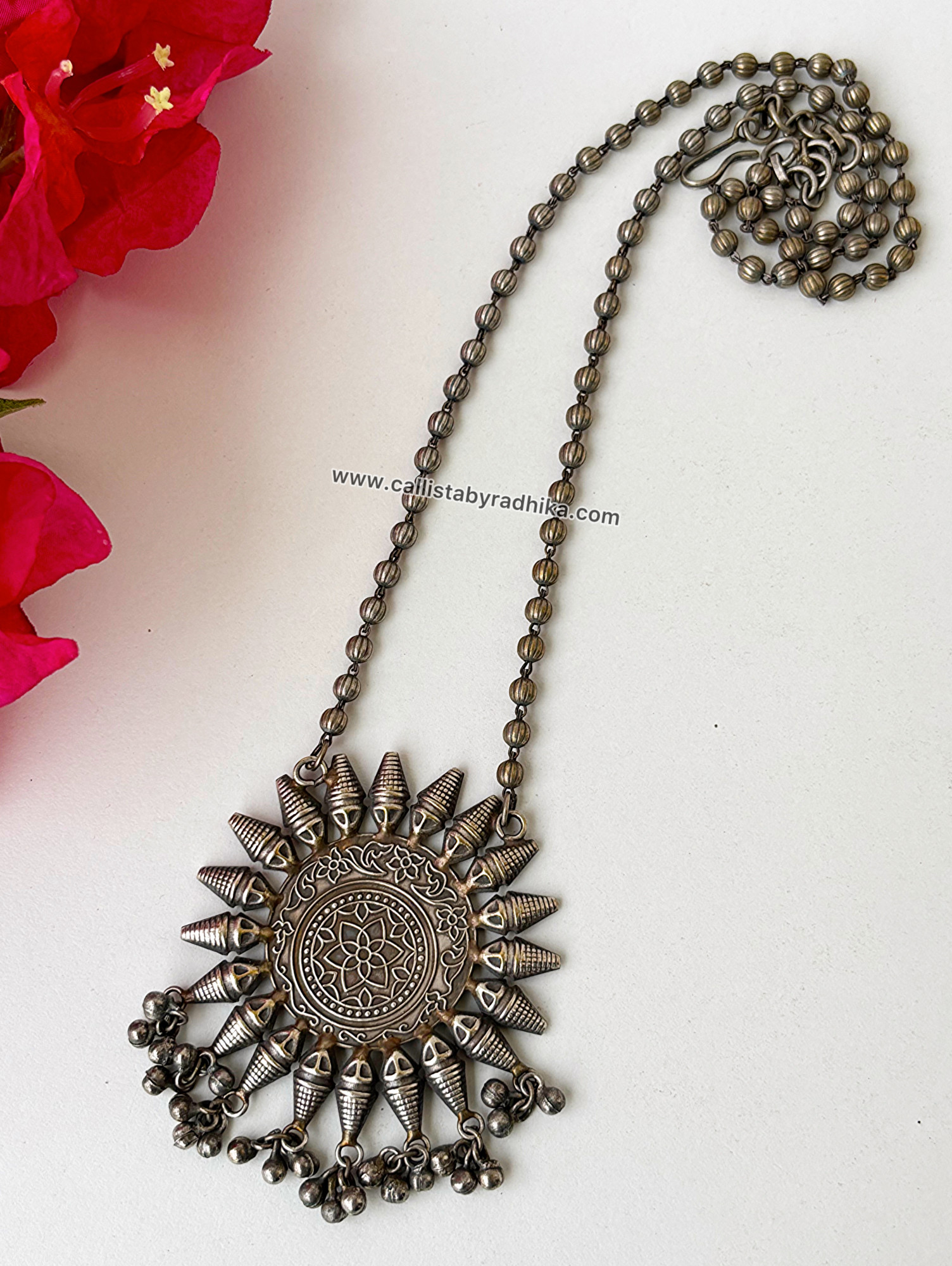 Silver Replica Chain Pendant