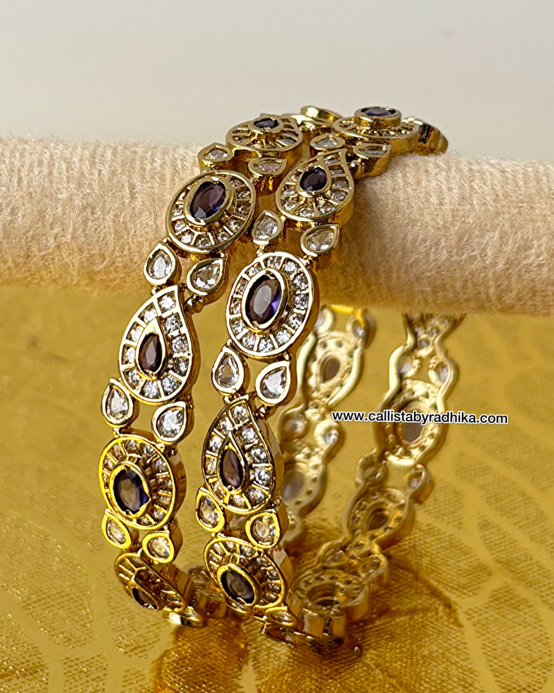 Image of Purple Stone Bangle