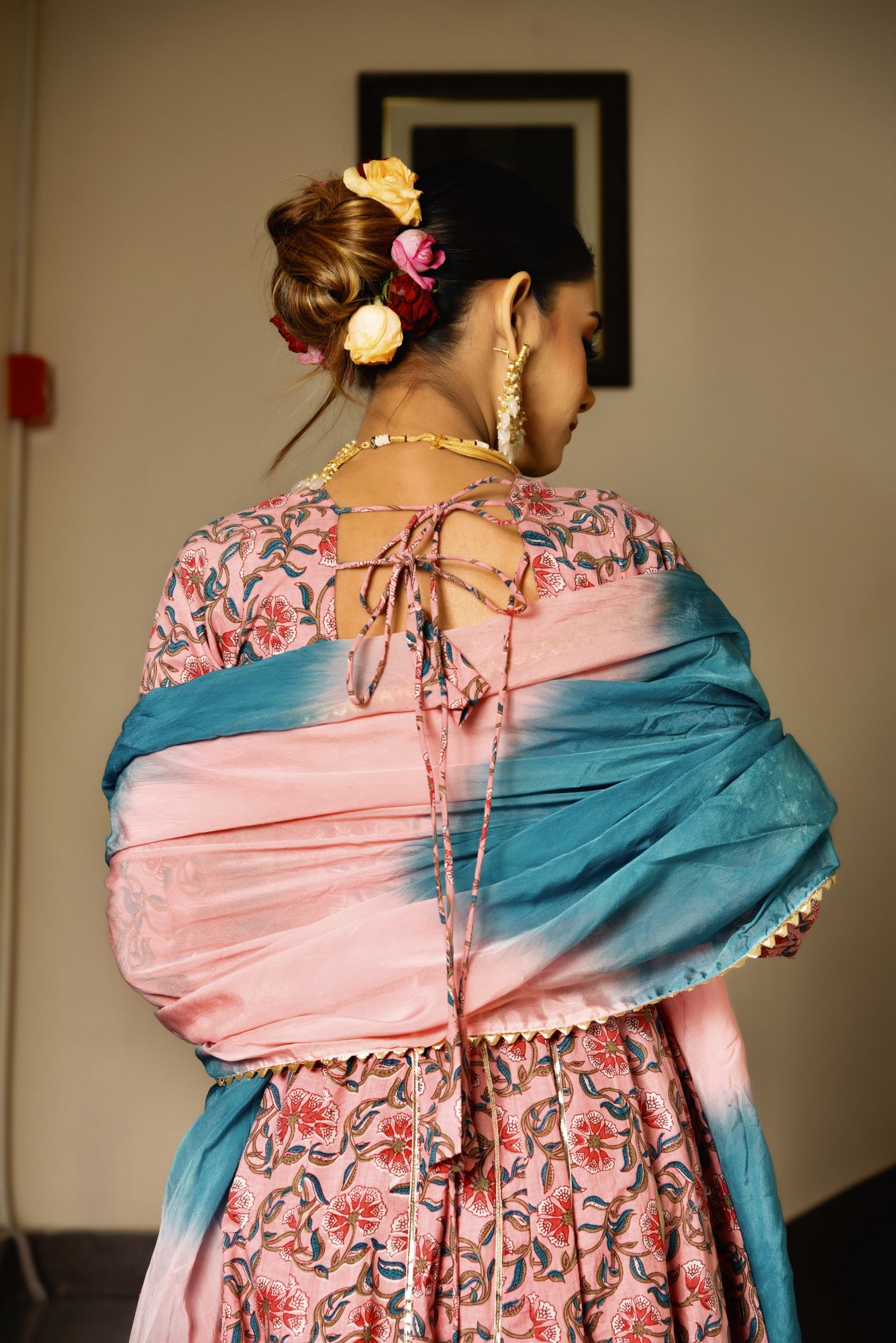 Poppy Moon Gotapatti Anarkali Suit Set