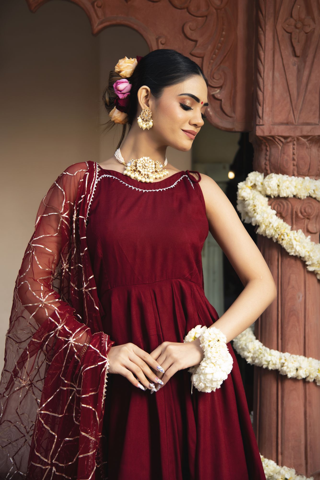 Maharani Gotapatti Sharara Set