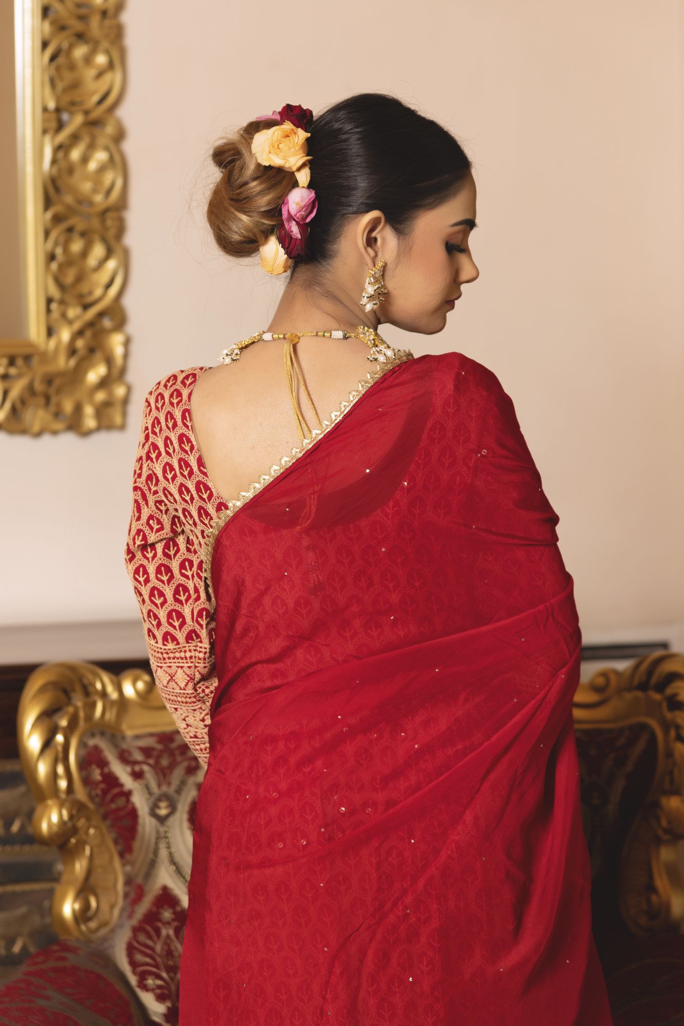 Royal Maan Chikankari Anarkali Suit Set