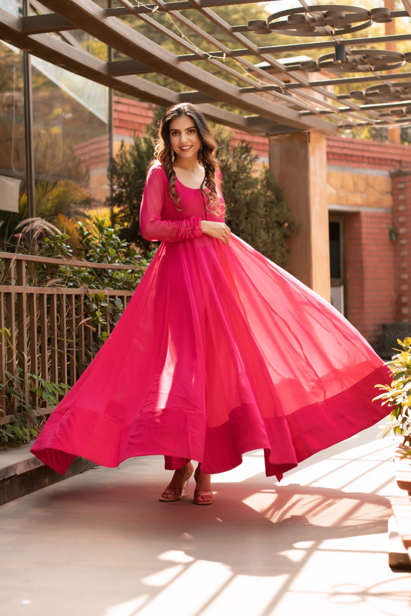 Viva Magenta Cape Coord Set