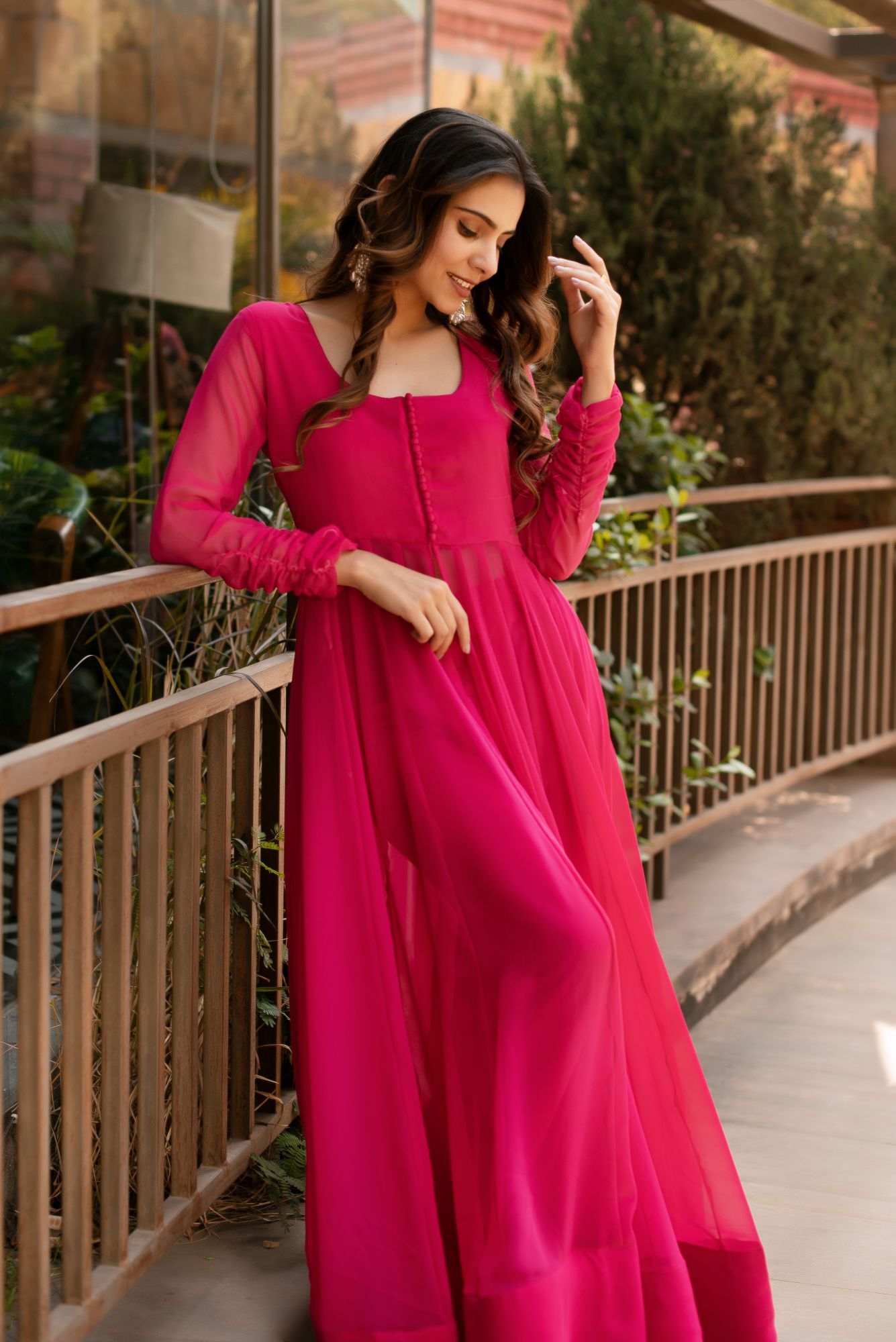 Viva Magenta Cape Coord Set