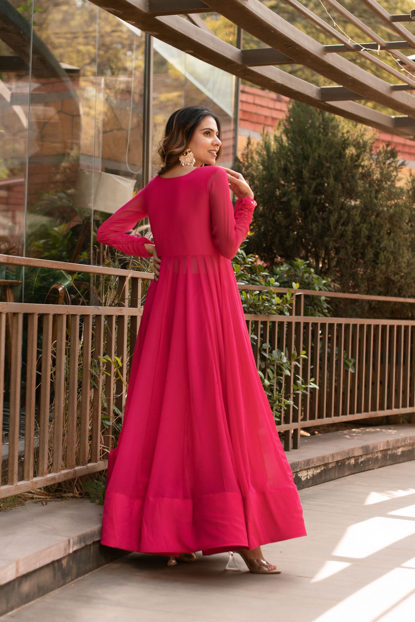 Viva Magenta Cape Coord Set