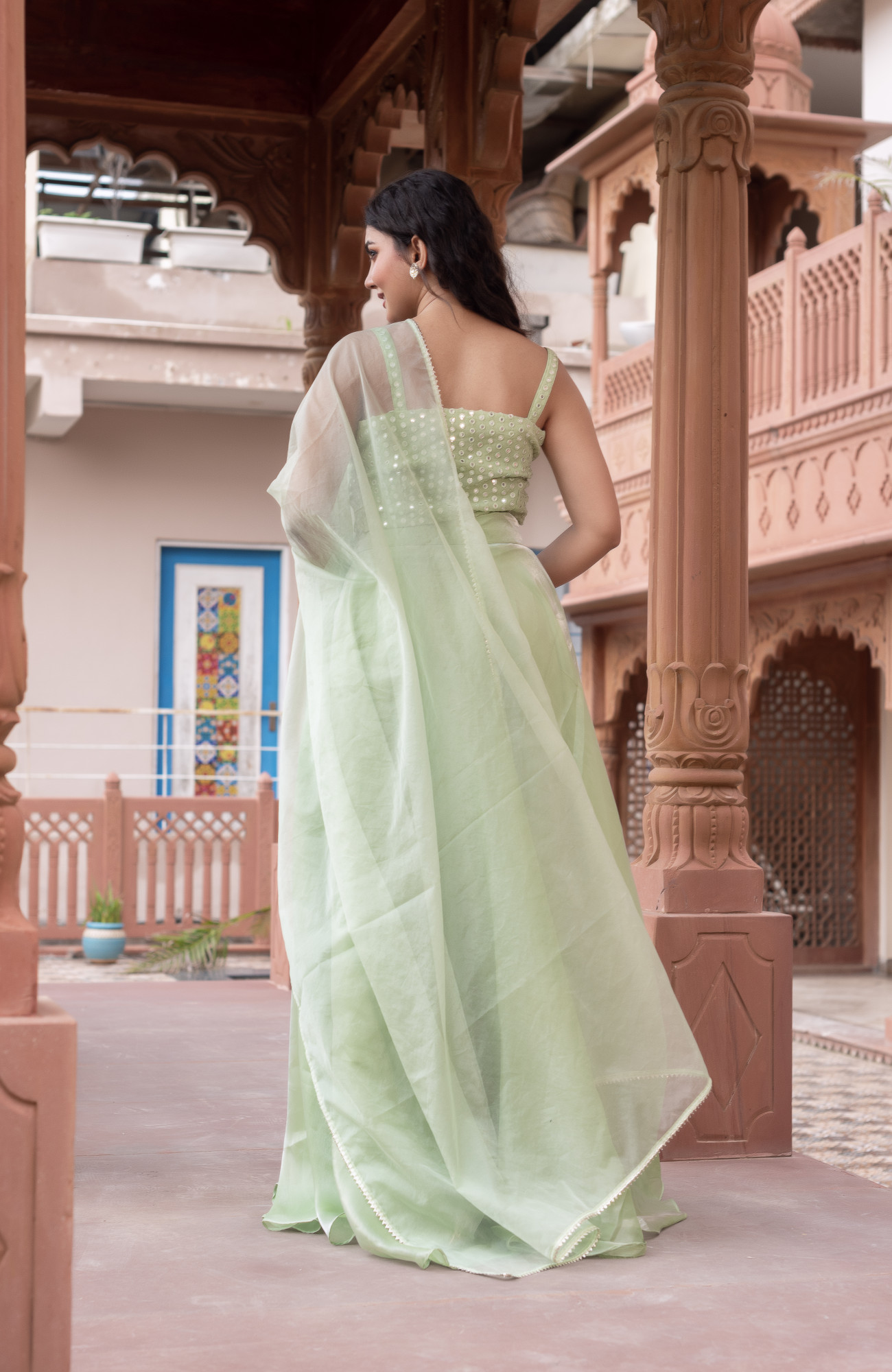 Mint Green Lehnga Set